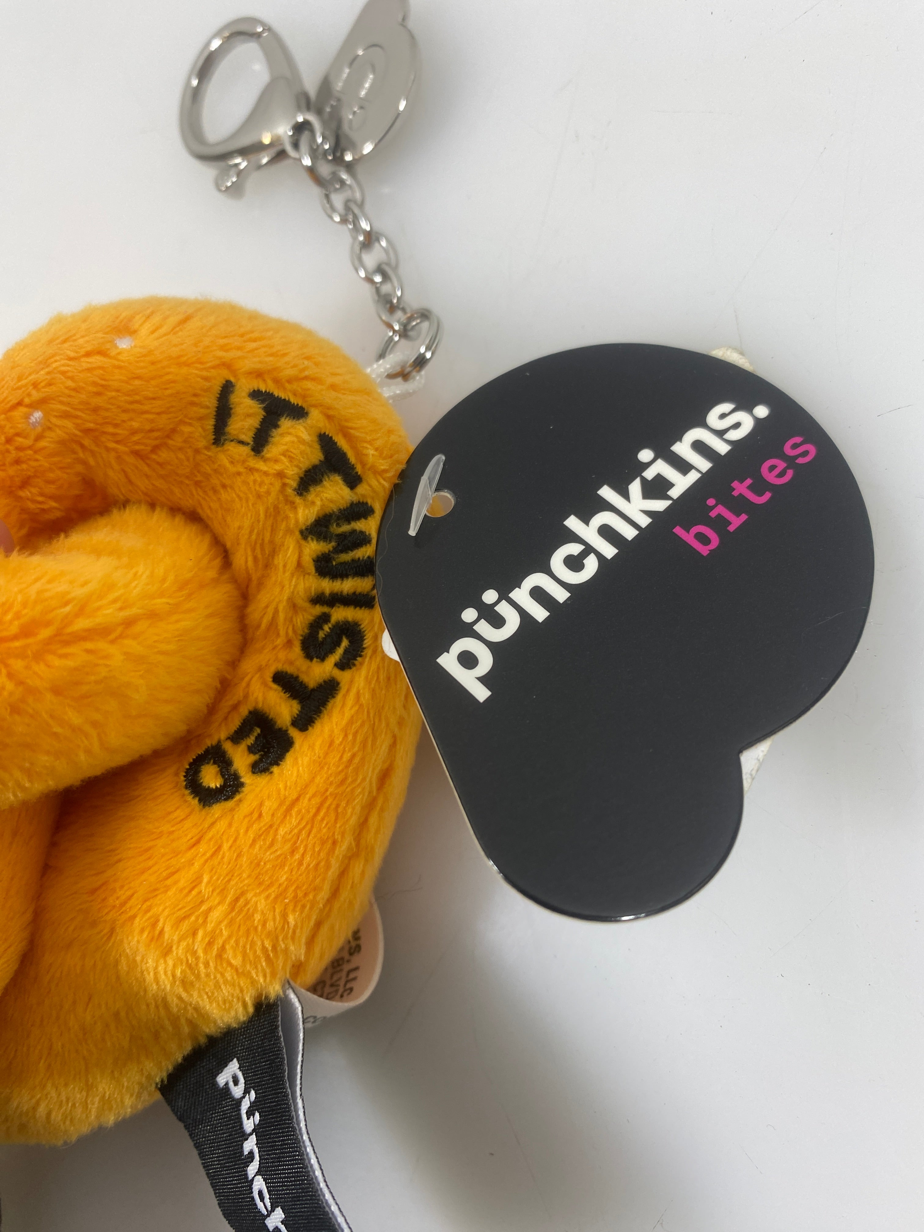 Punchkins Puffies Pretzel Plush Keychain