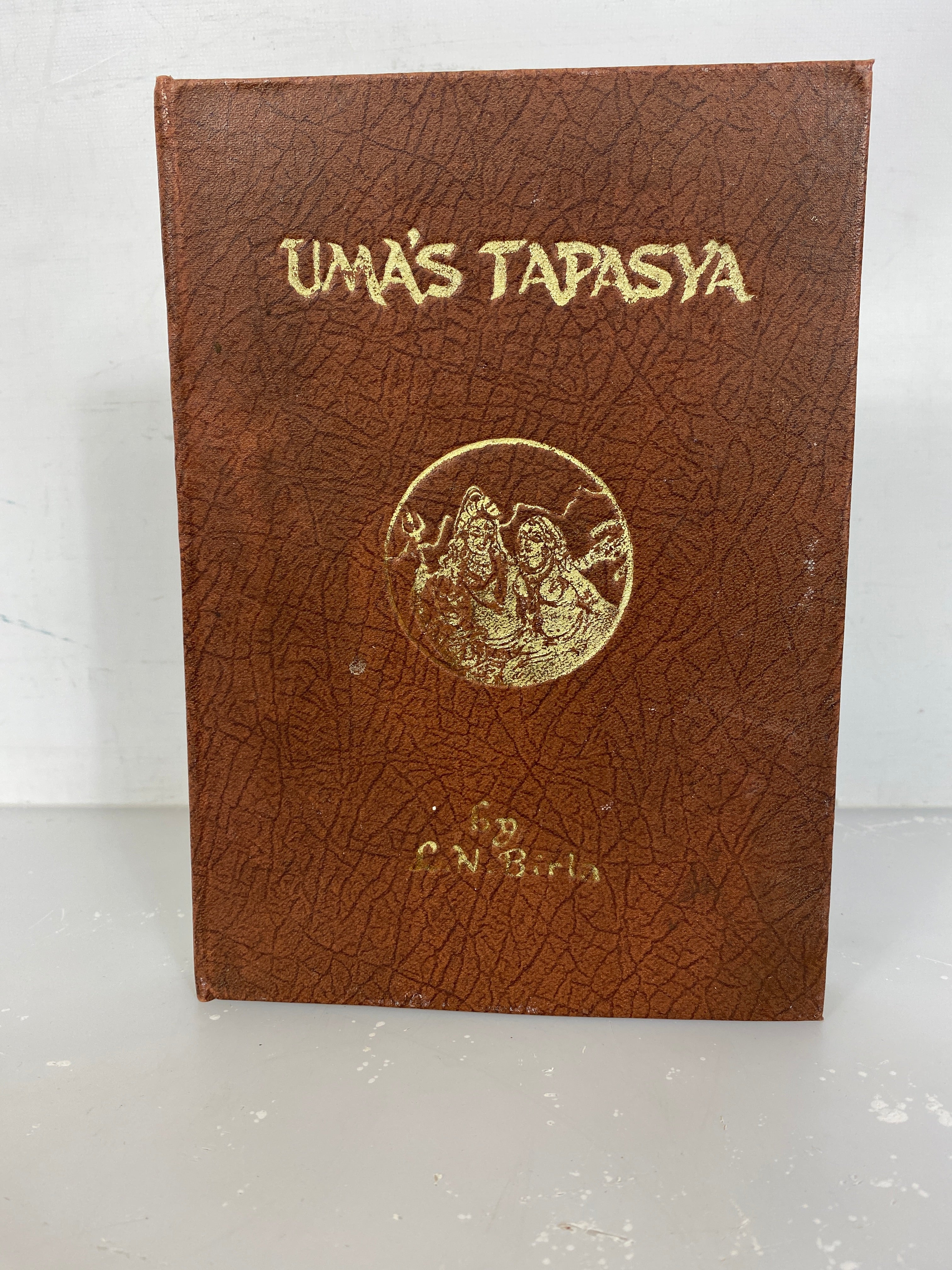 Rare Vintage Poetry Book Uma's Tapasya by L.N. Birla 1961 HC