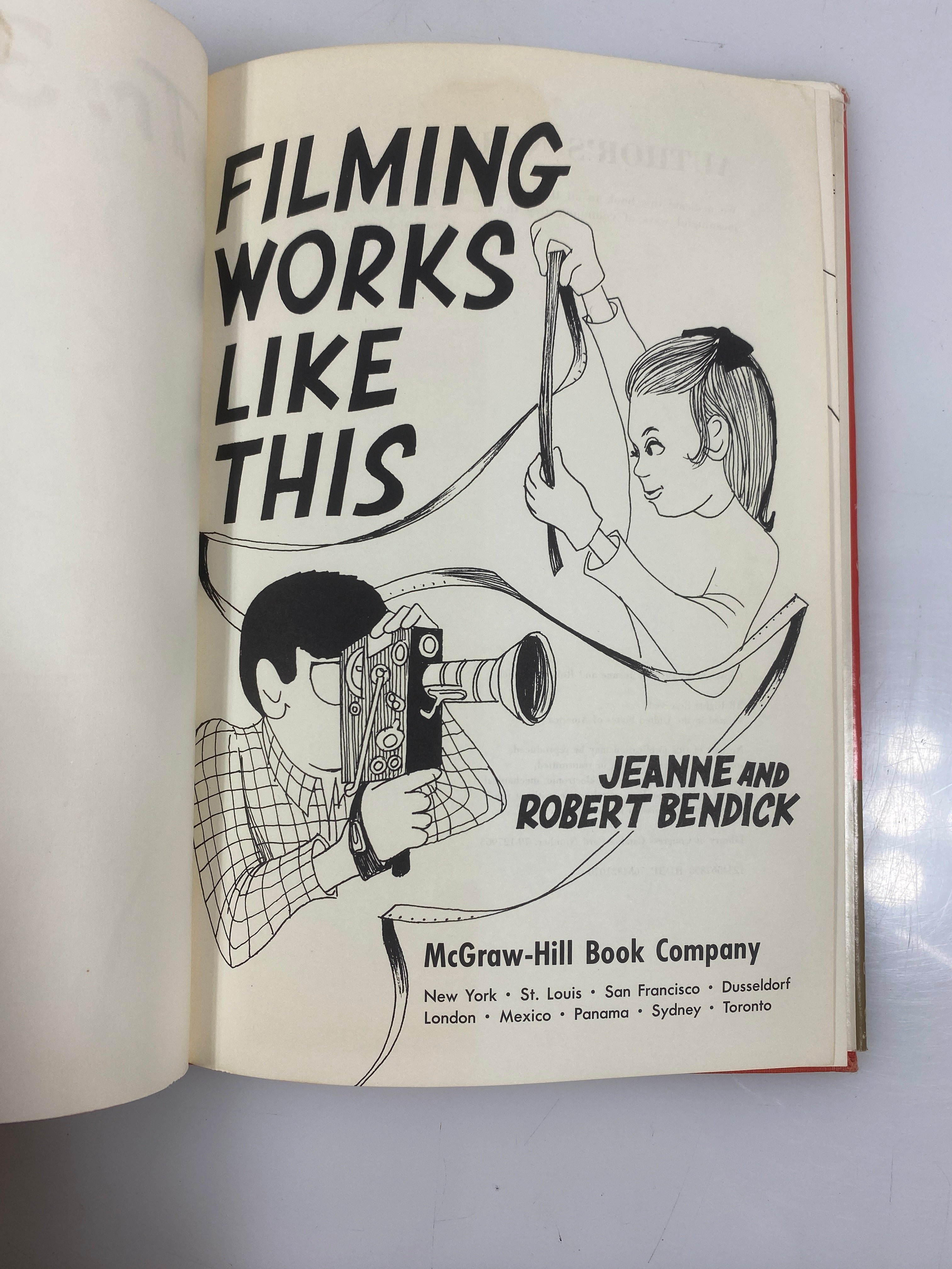 Filming Works Like This by Bendick/Bendick 1970 HCDJ