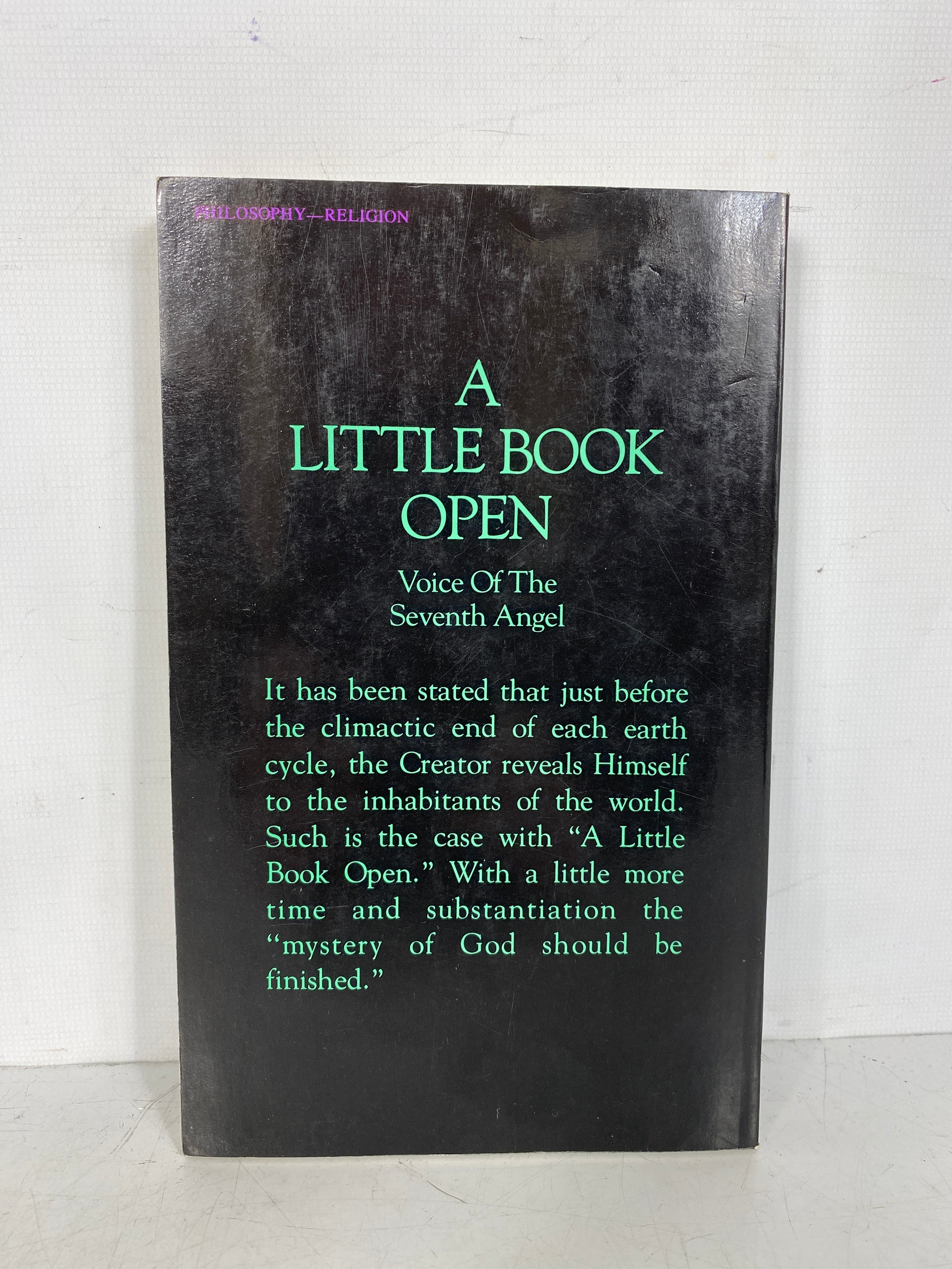 A Little Book Open Voice of the Seventh Angel by Keith David Gill Rare Signed SC