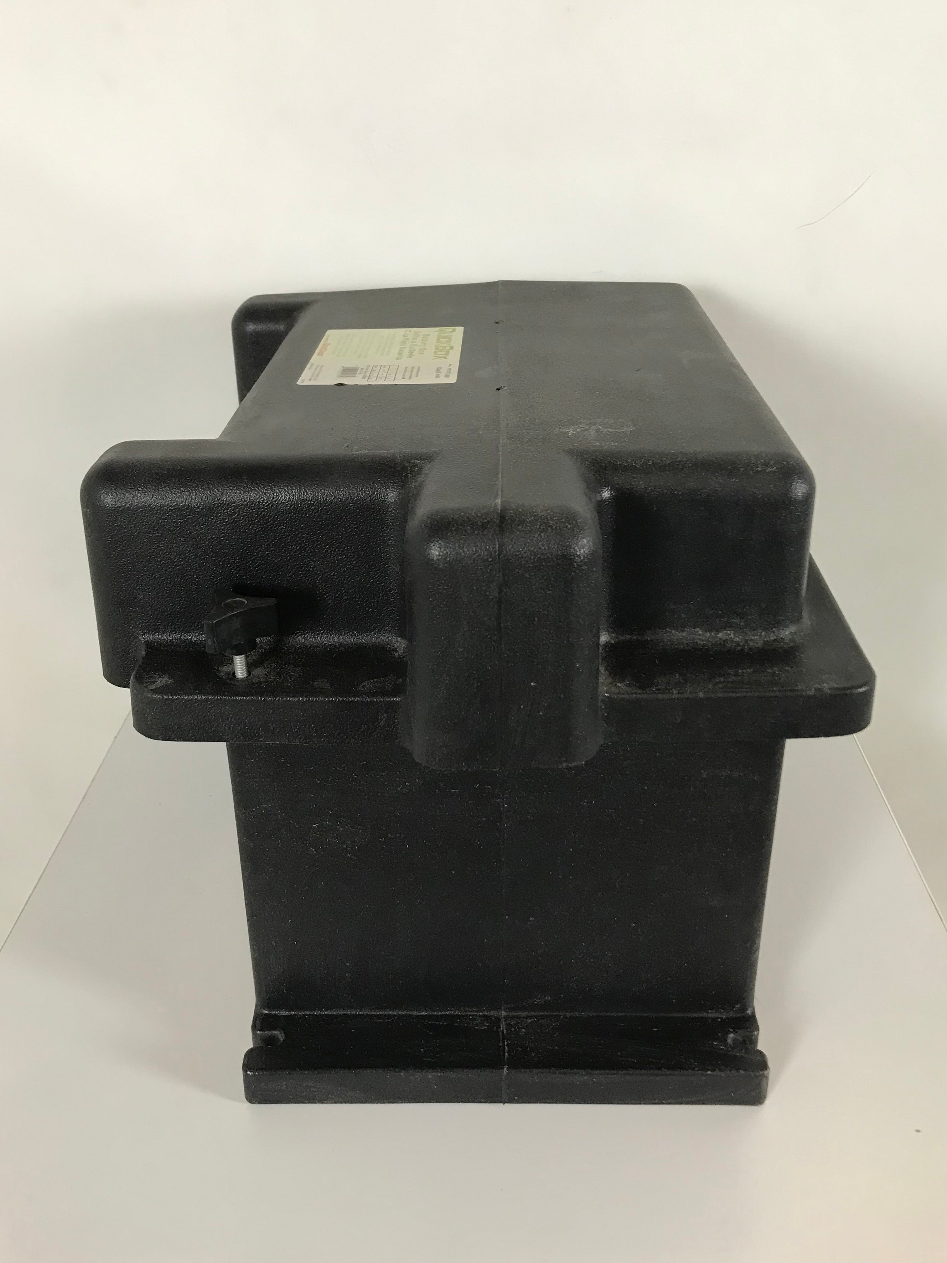 Quick Box Black Plastic Battery Box