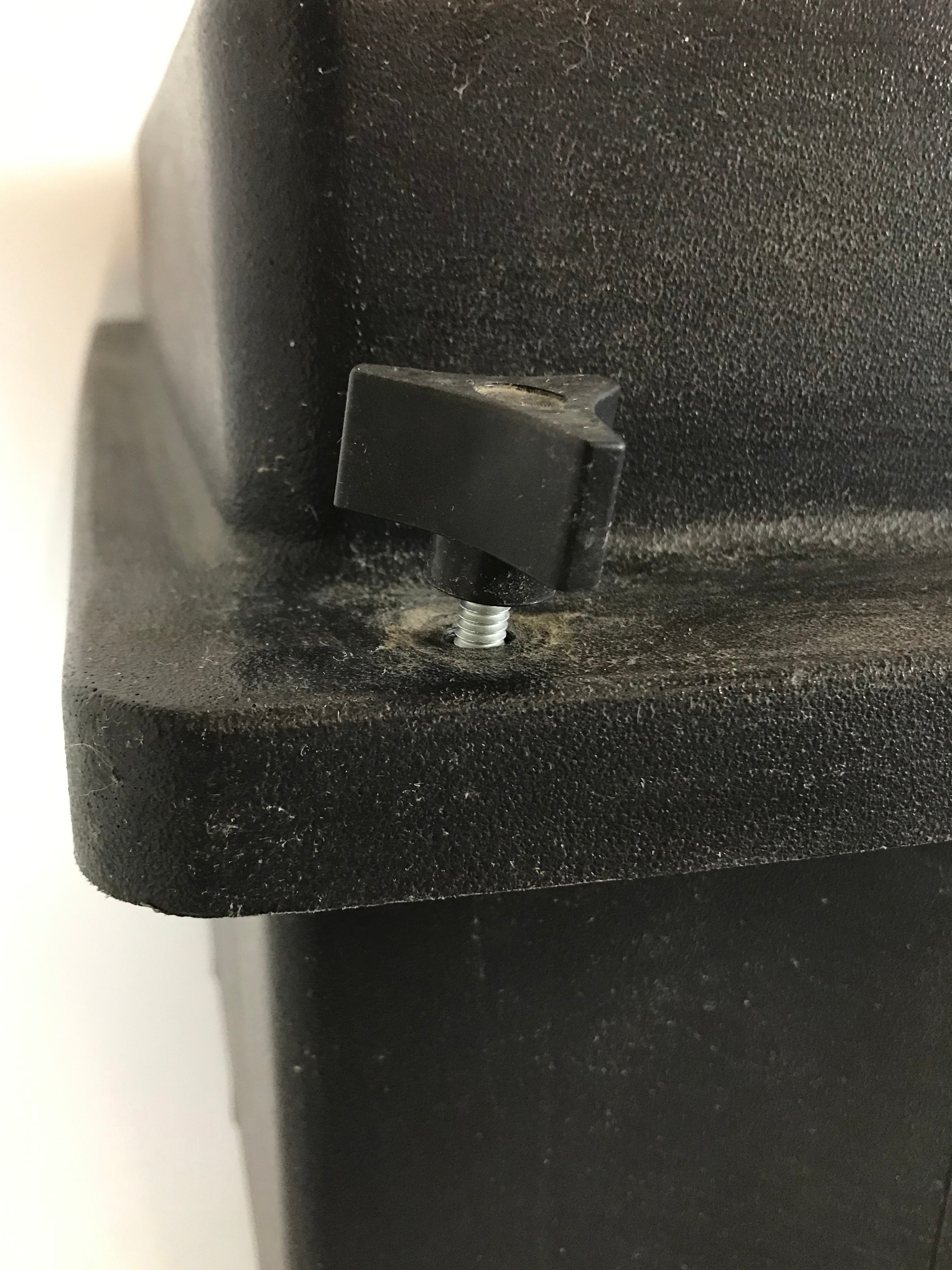 Quick Box Black Plastic Battery Box