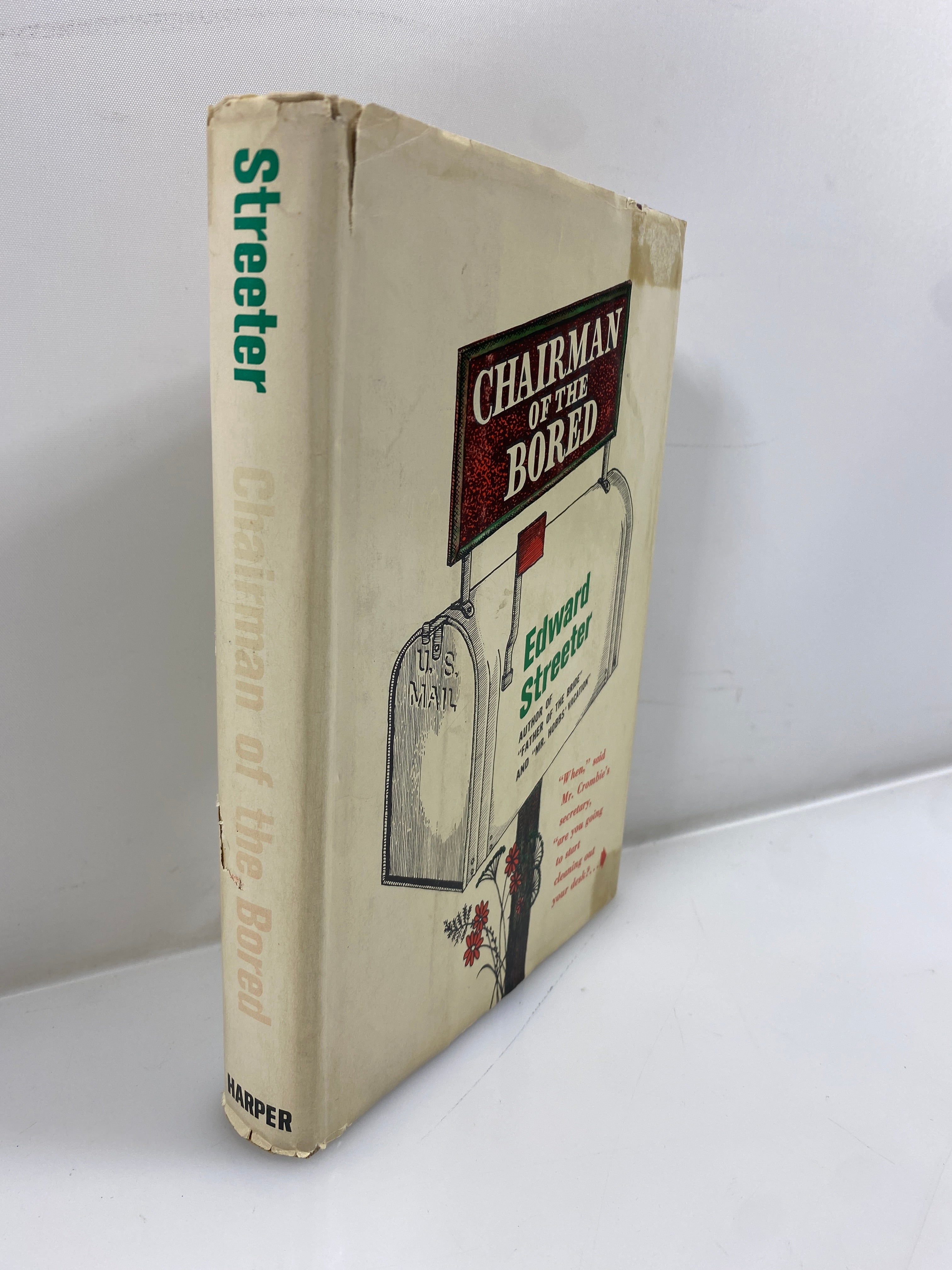 Chairman of the Bored by Streeter 1961 Harper & Brothers HCDJ