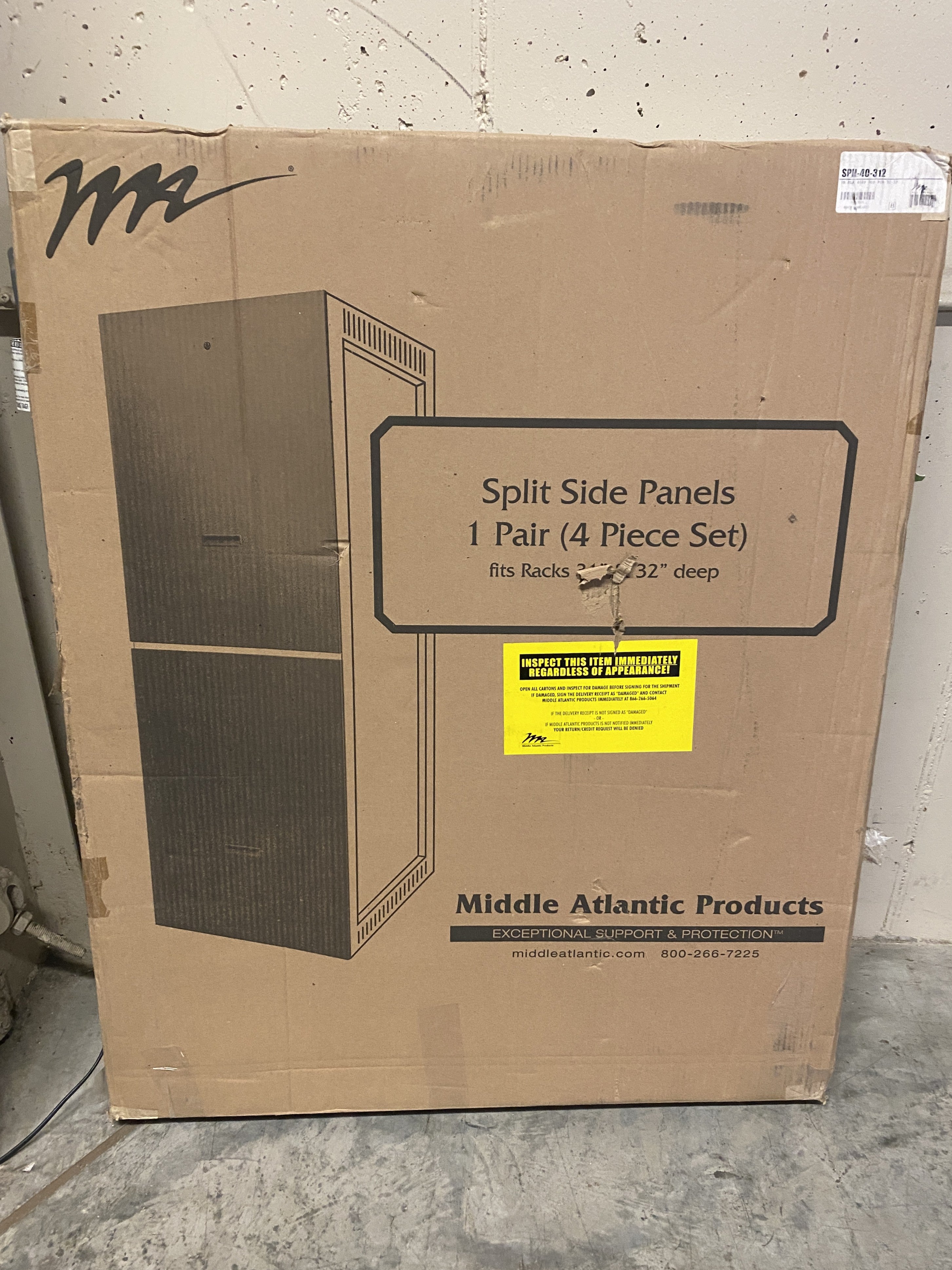 Middle Atlantic Products SPN-40-312 40 RU Side Panels for 31-32 for Racks