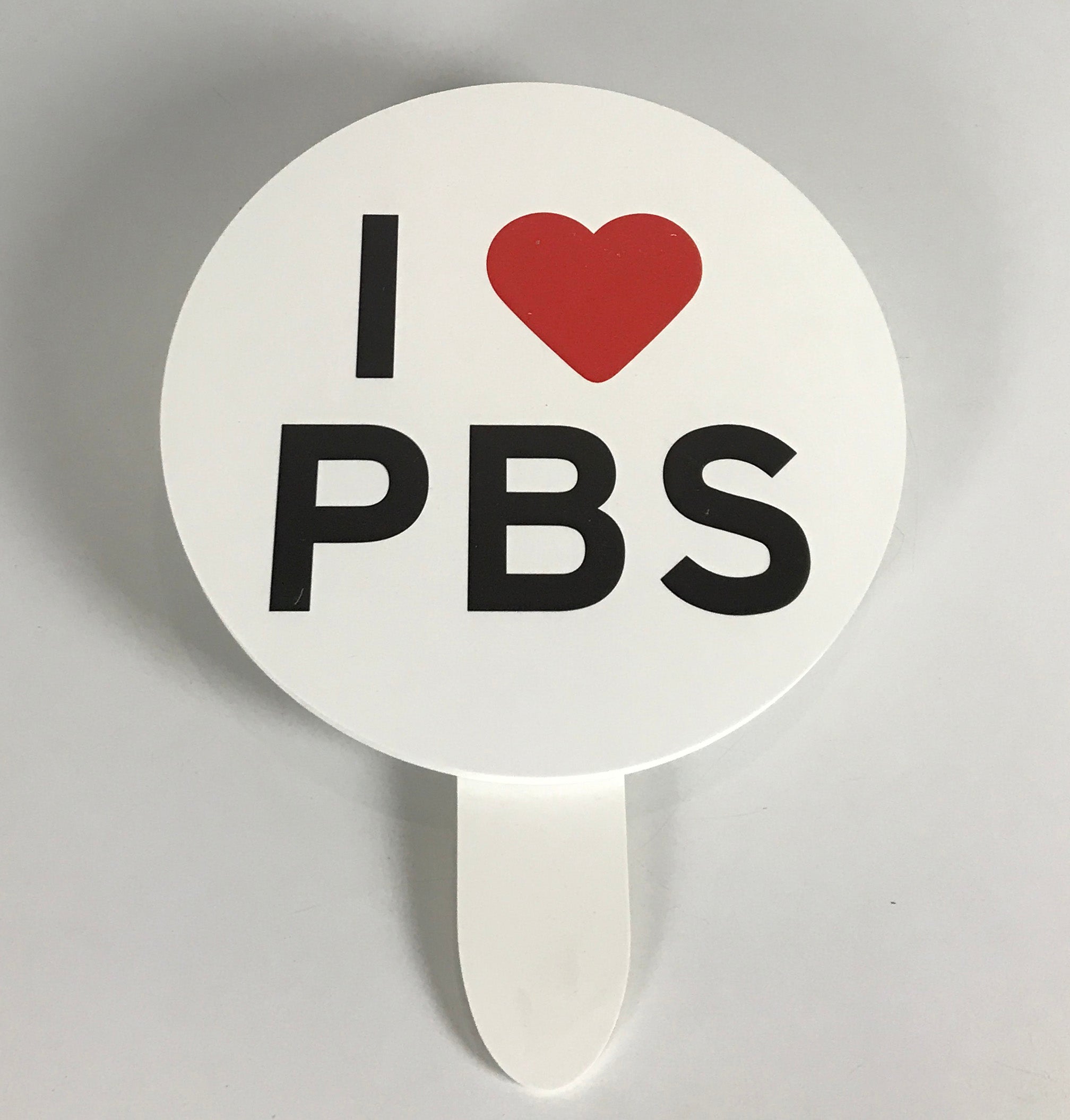 White PBS Paddle
