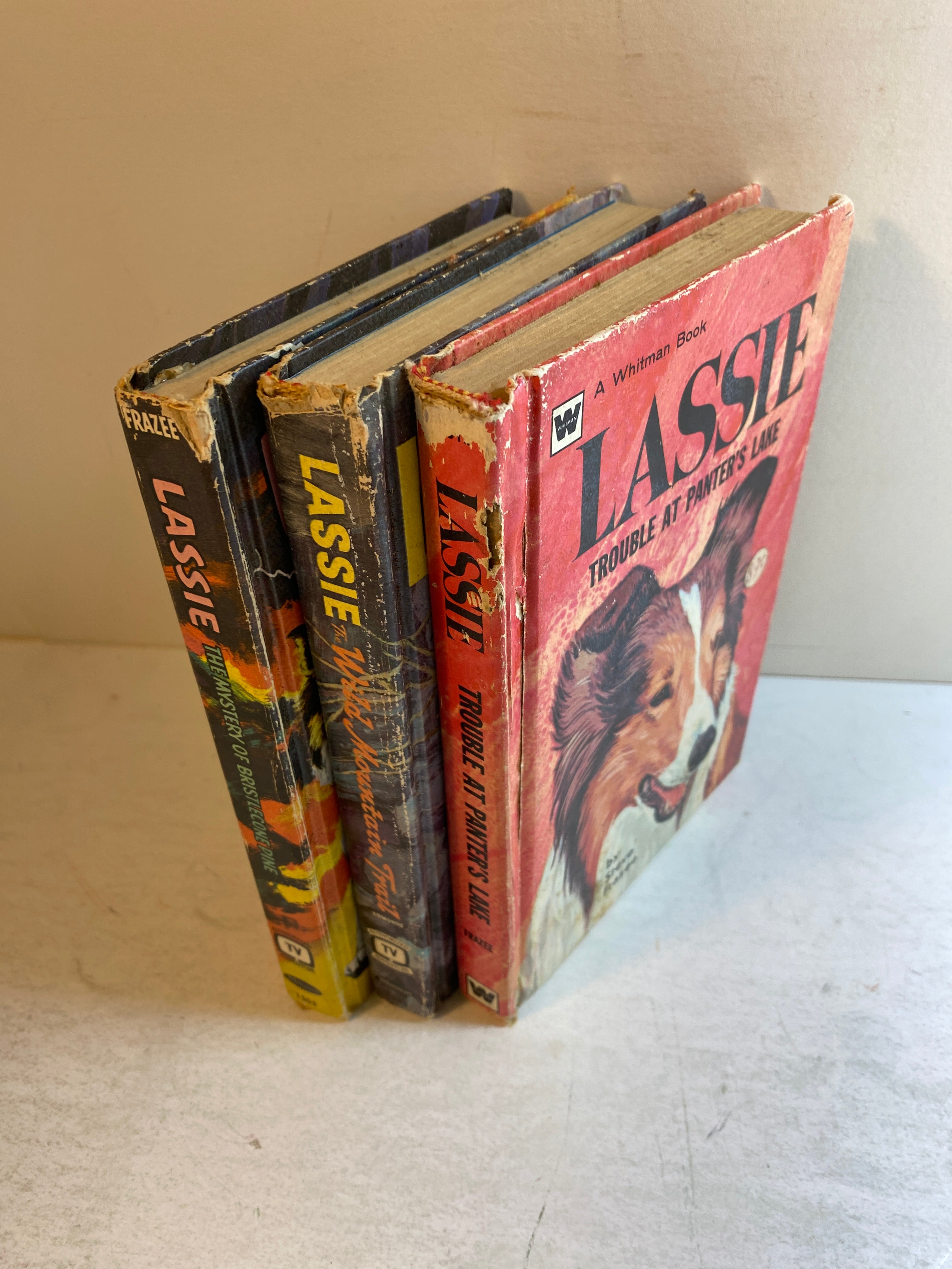 Lot of 3 Lassie Books 1966-1972 HC
