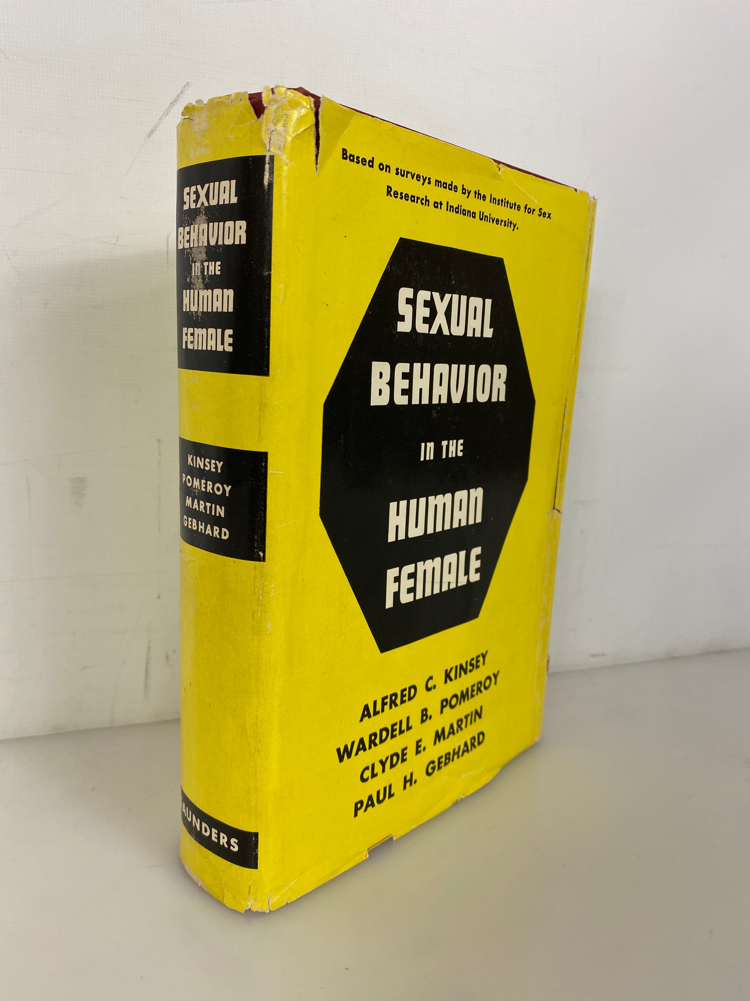 Sexual Behavior in the Human Female by Kinsey 1953 1st Edition HC DJ