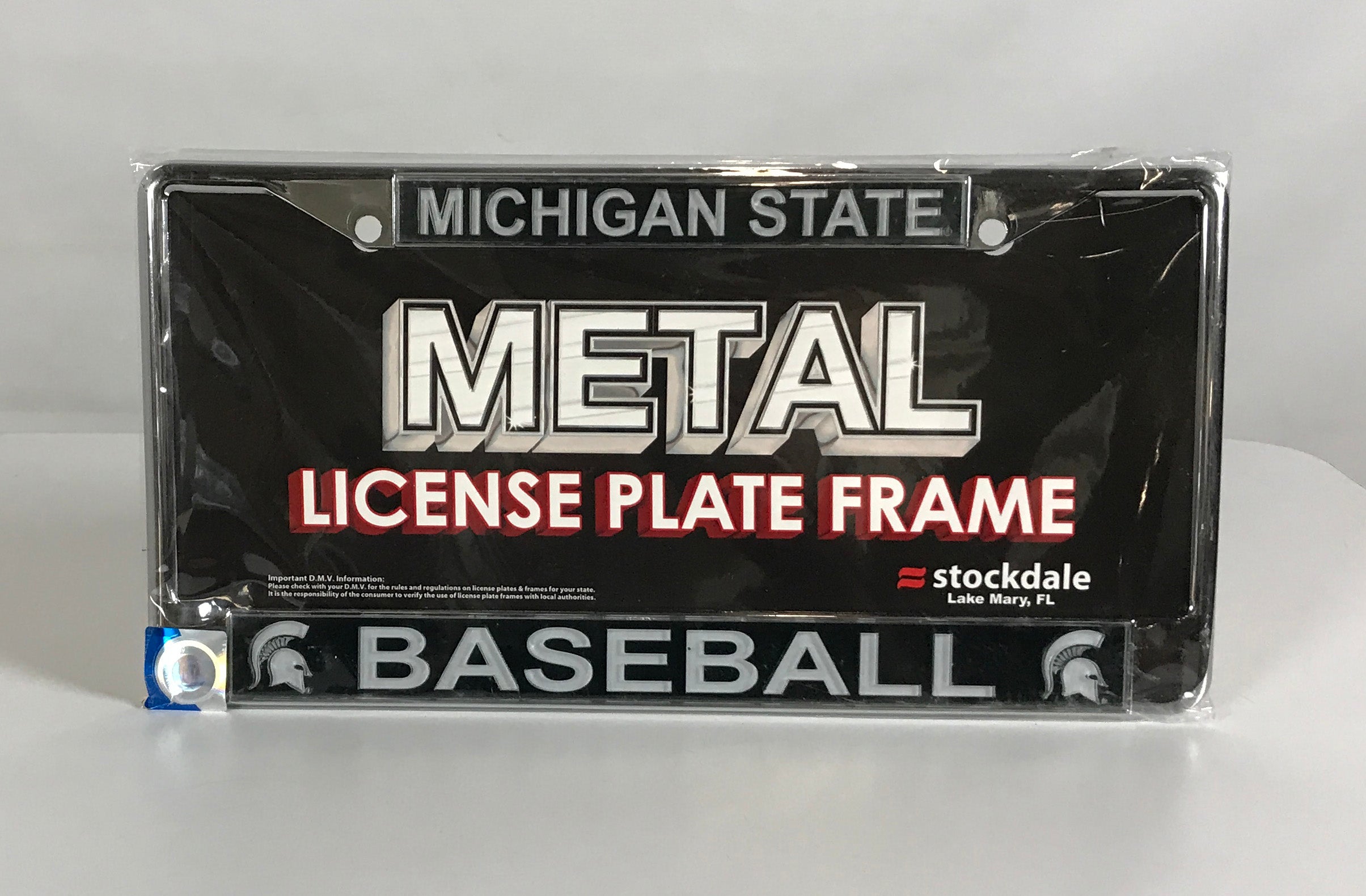 Michigan State Baseball License Plate Frame