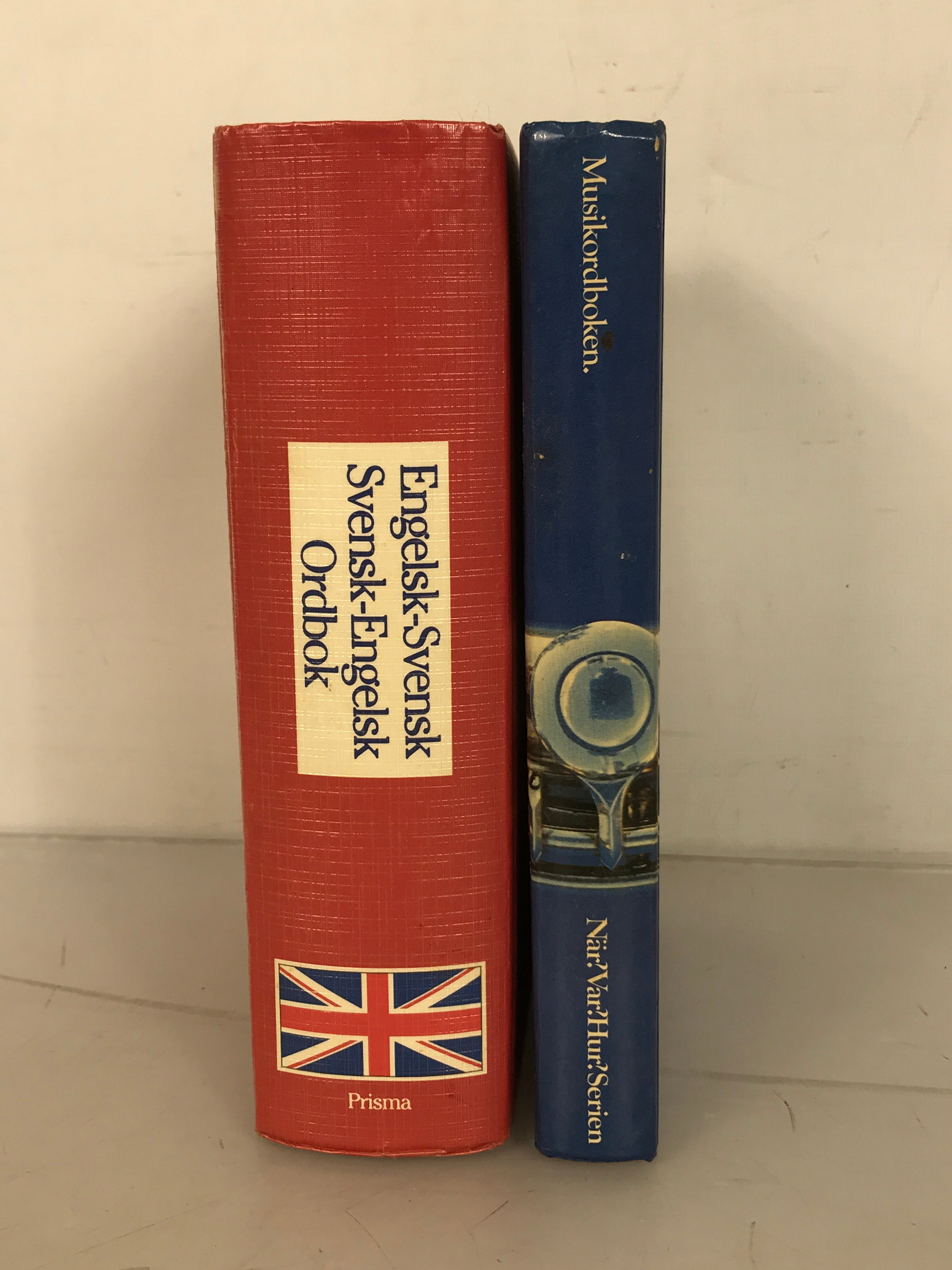 Lot of 2: A Swedish-English Dictionary 1995 / The Music Dictionary 1975 HC