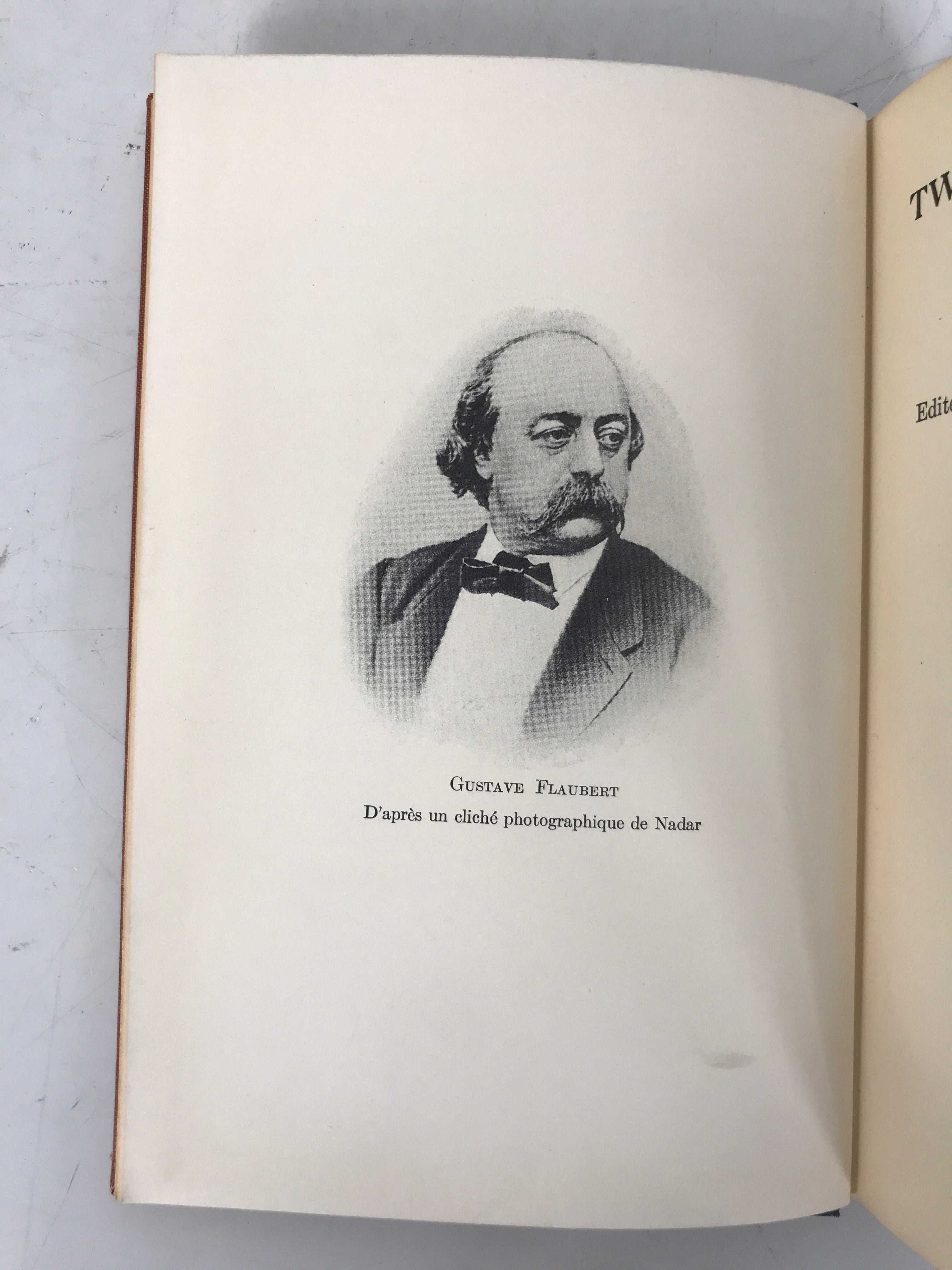 Two Tales of Flaubert Josiah Combs 1935 in French w Vocabulary