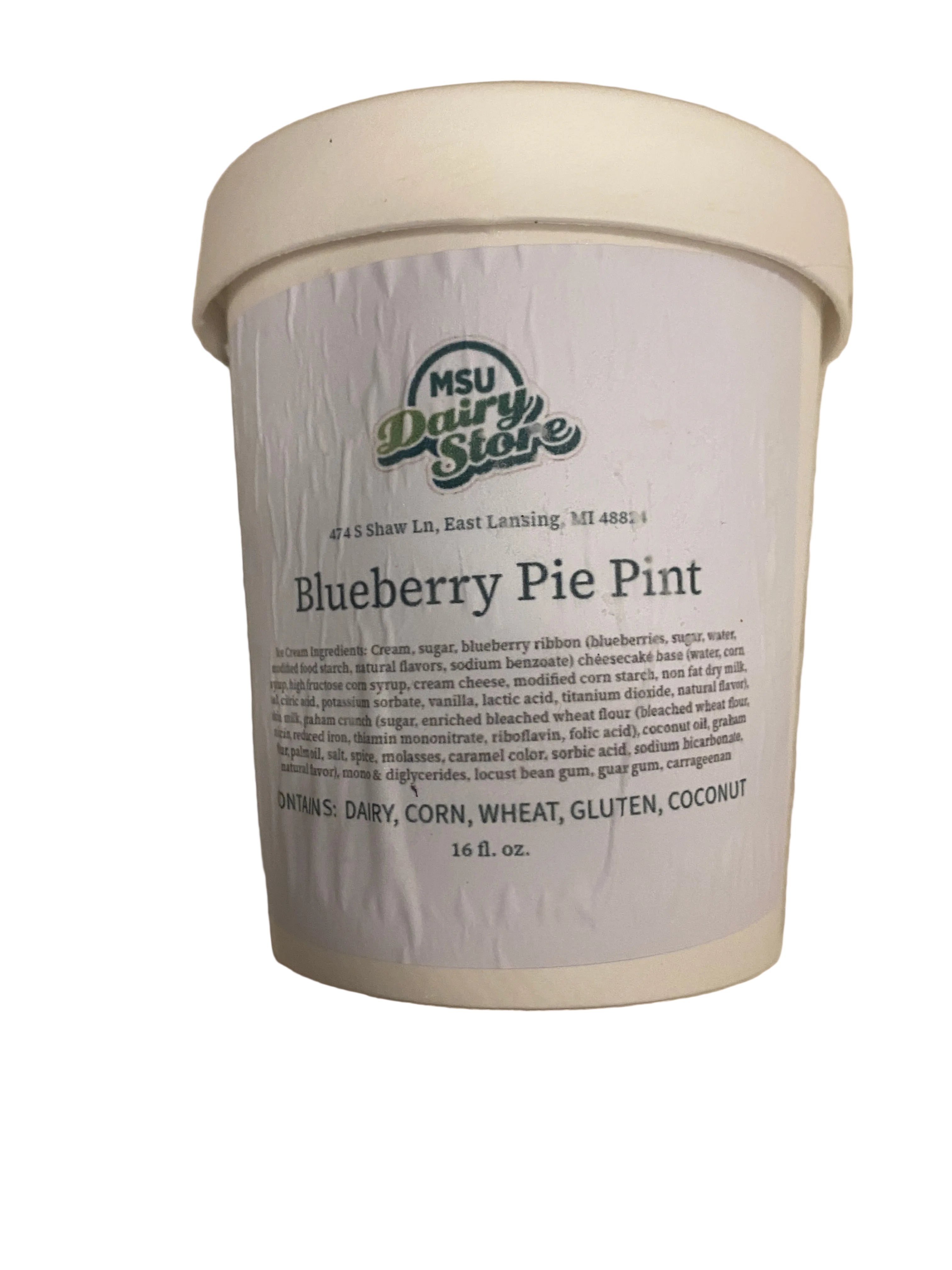 MSU Dairy Store Blueberry Pie Pint