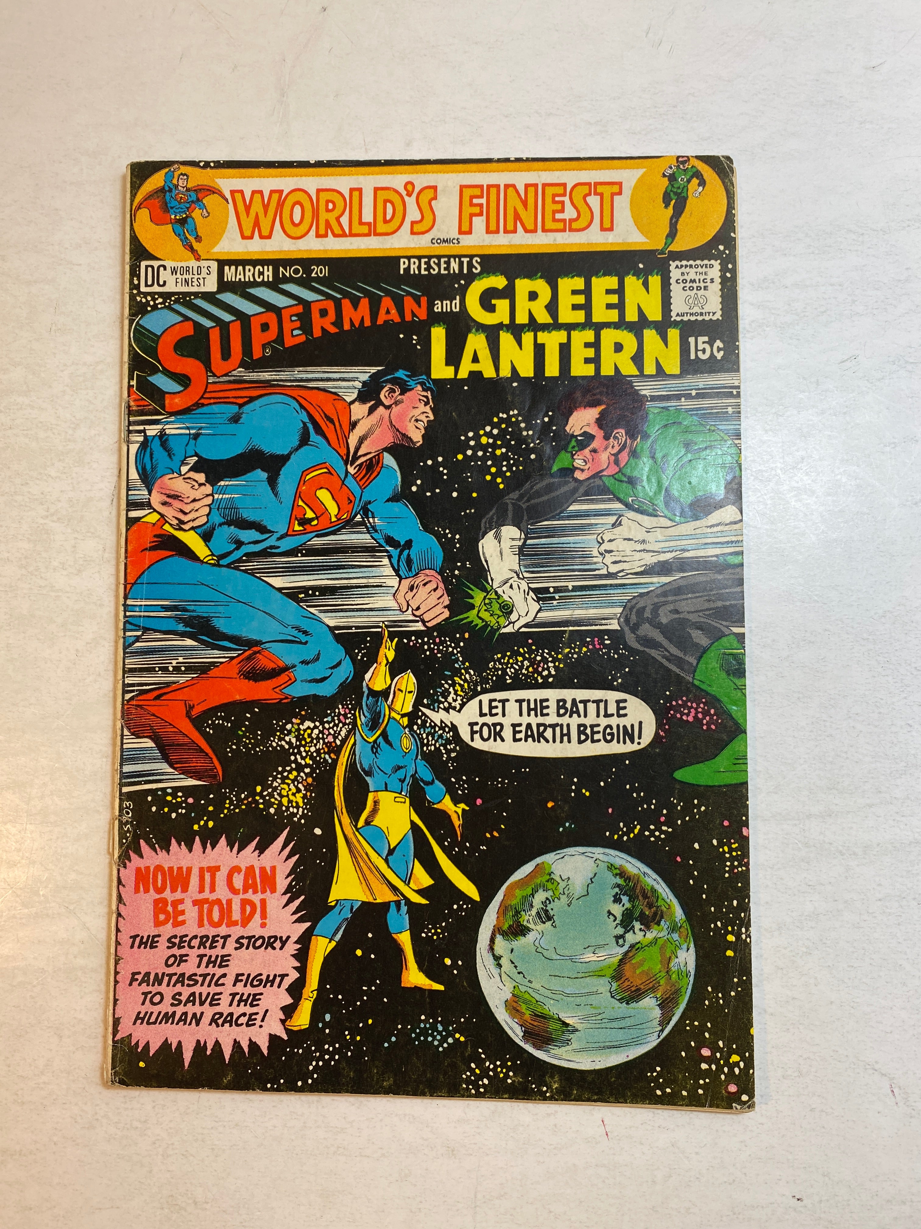 World's Finest #201  Superman Green Lantern DC Comic 1971