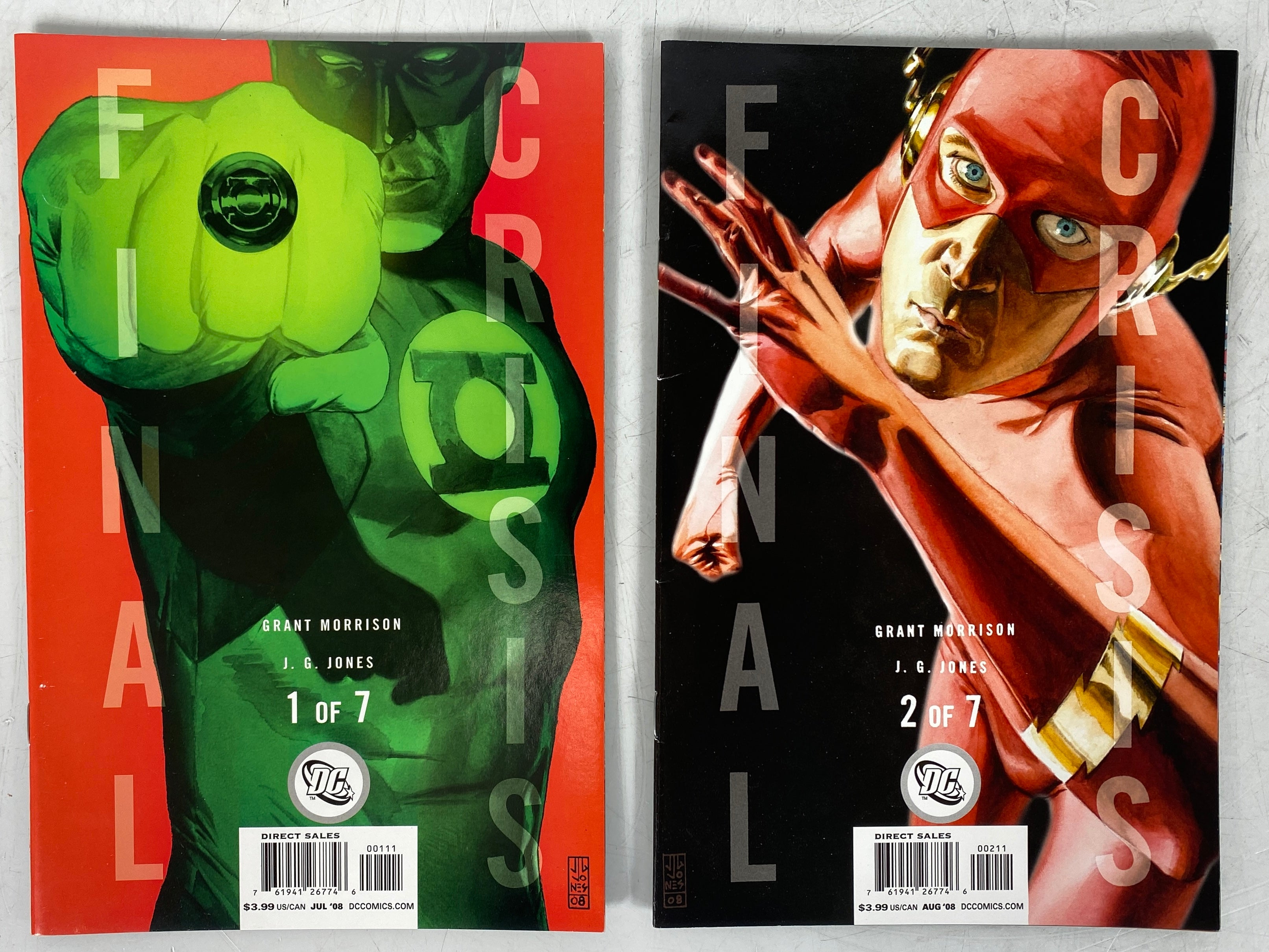 Lot of 8 Final Crisis #1-7 Complete with Variant #6 (2008)