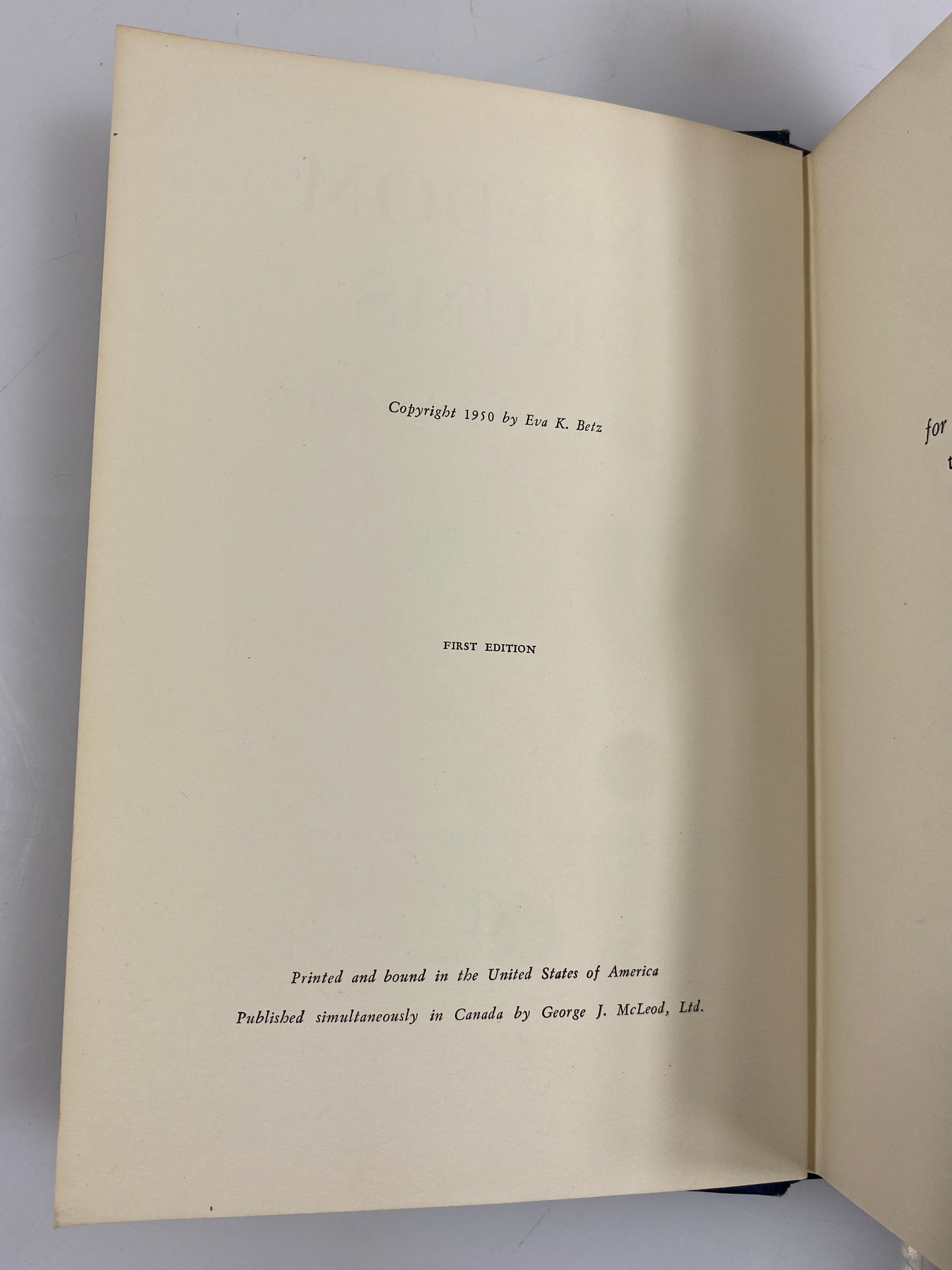 Freedom Drums by Eva K. Betz 1950 First Edition HC DJ