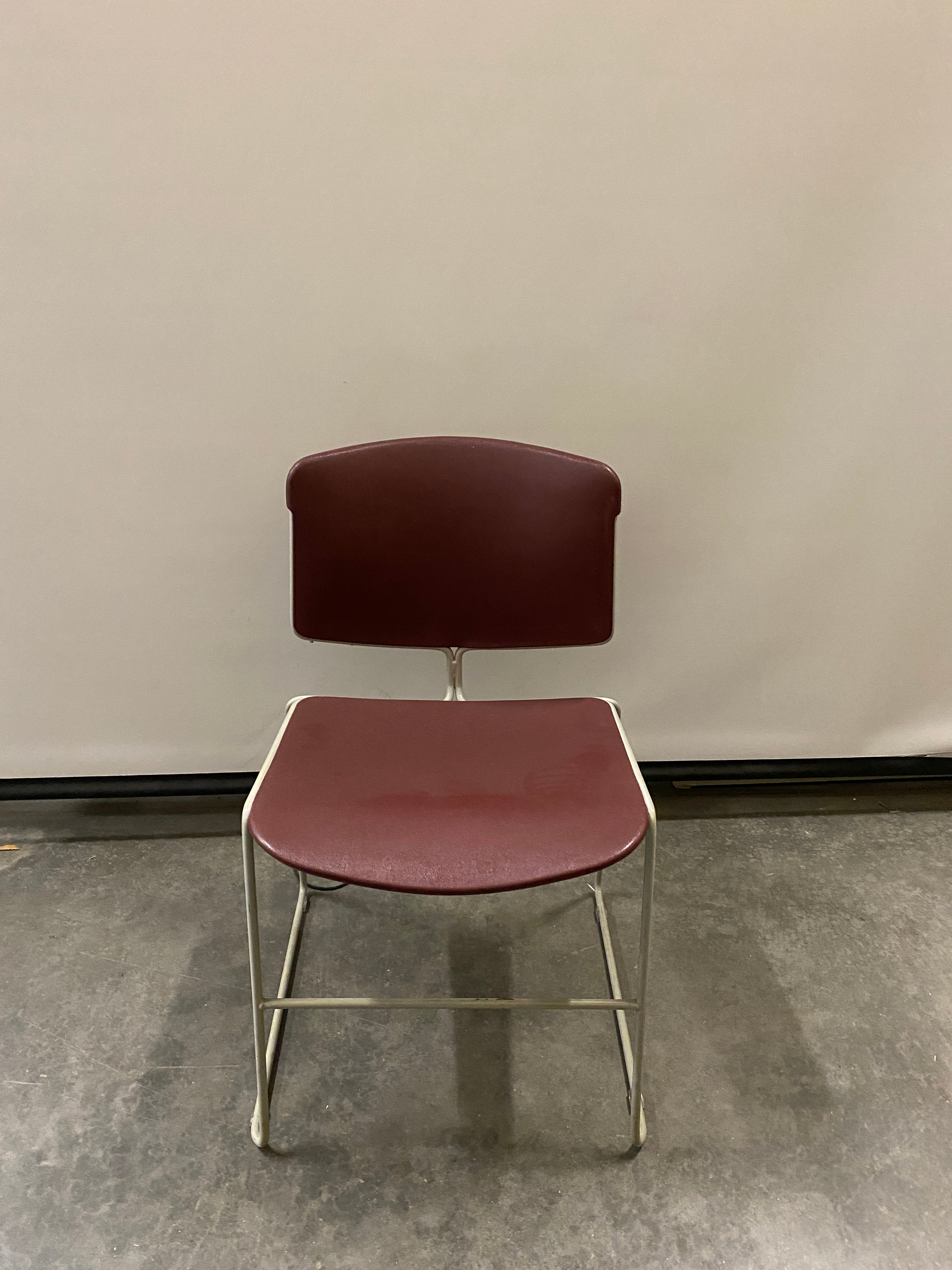Maroon Stackable Chairs