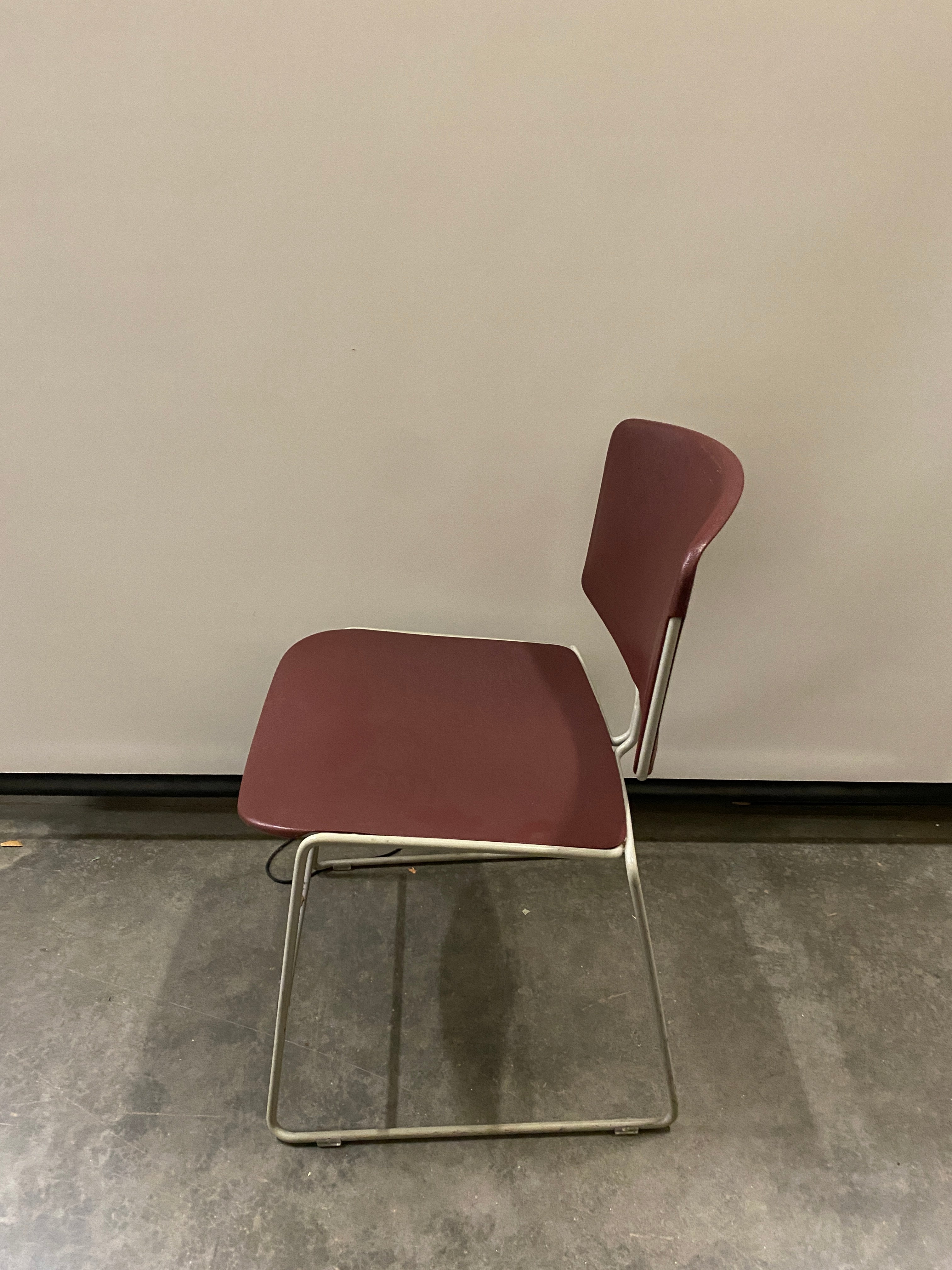 Maroon Stackable Chairs