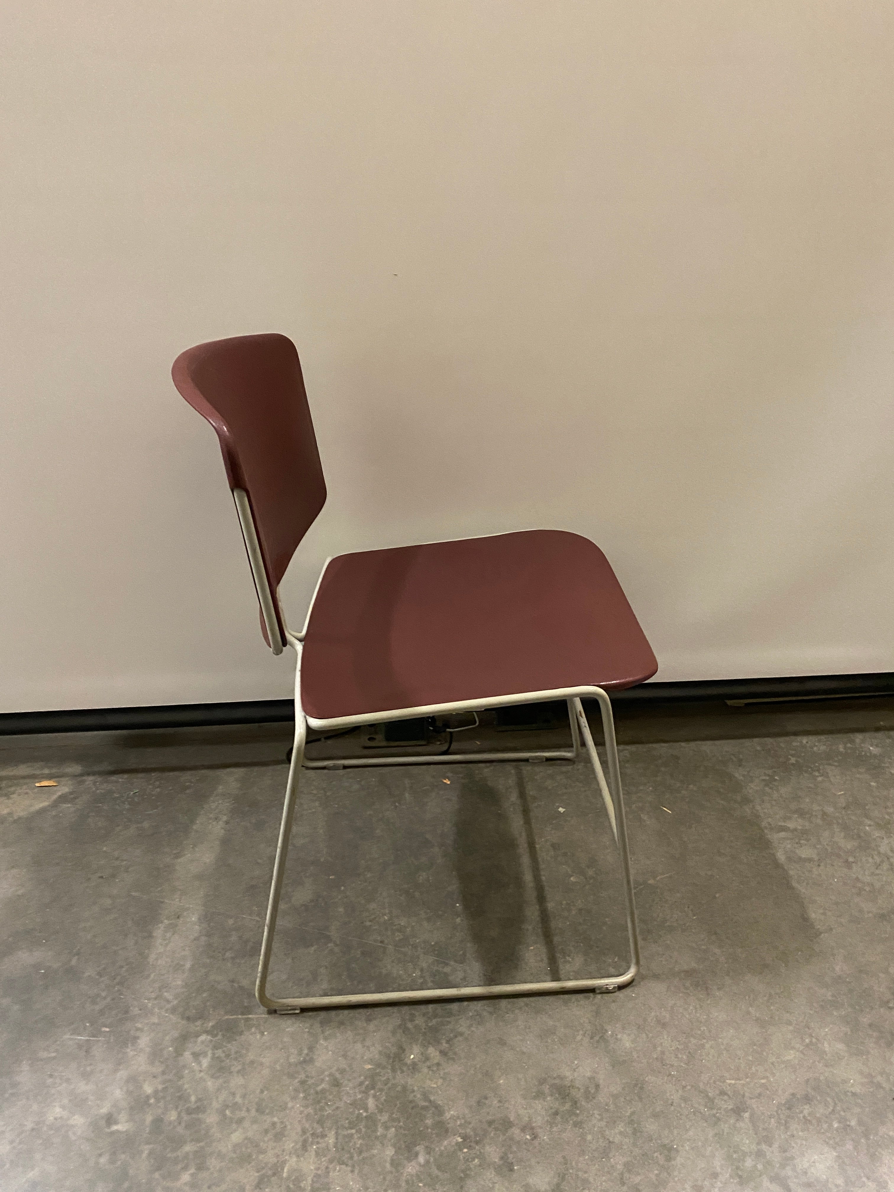 Maroon Stackable Chairs