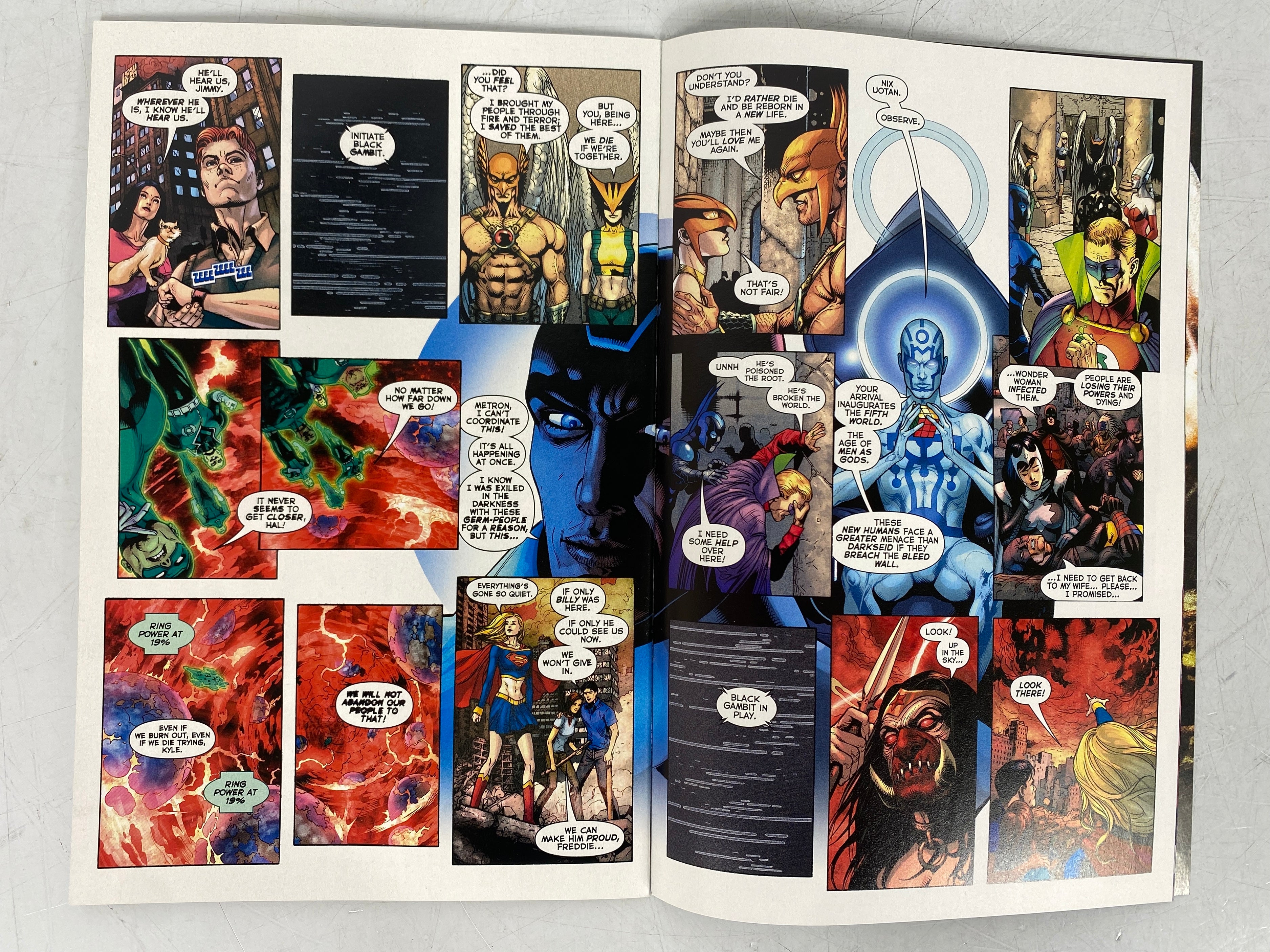 Lot of 8 Final Crisis #1-7 Complete with Variant #6 (2008)