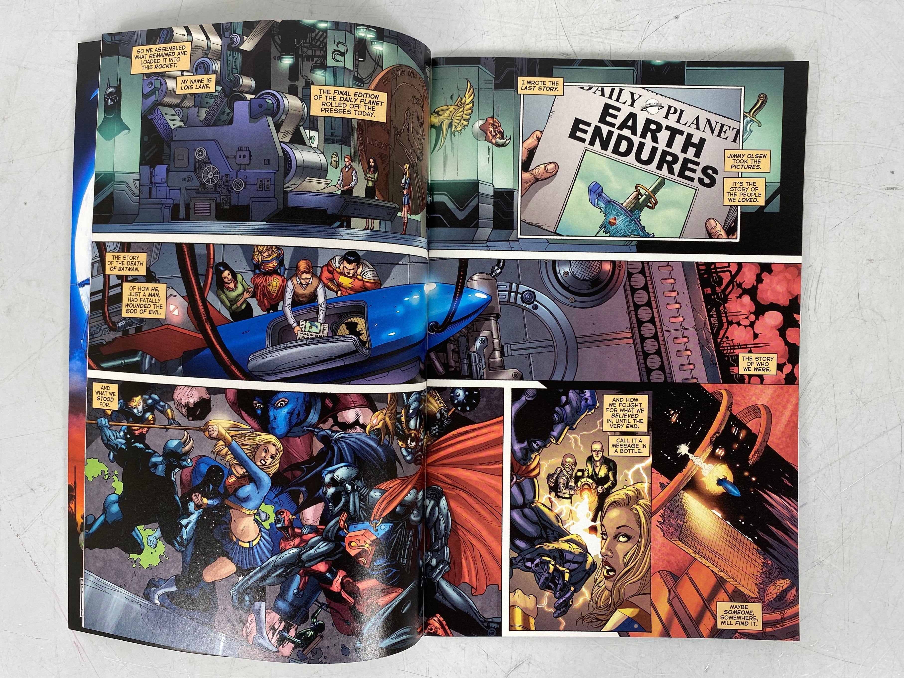Lot of 8 Final Crisis #1-7 Complete with Variant #6 (2008)