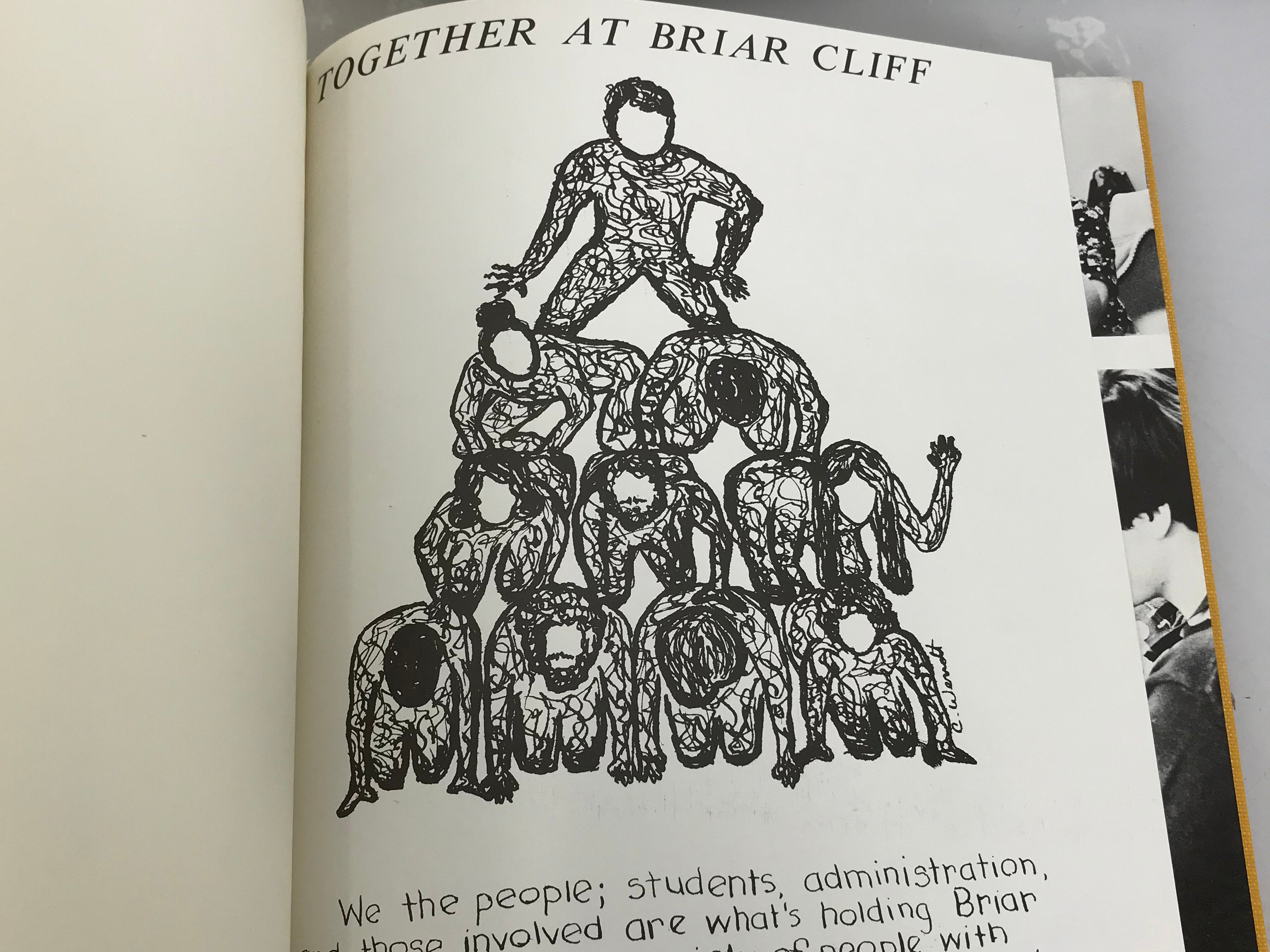 1975 (Conspectus) Briar Cliff College Yearbook Sioux City Iowa