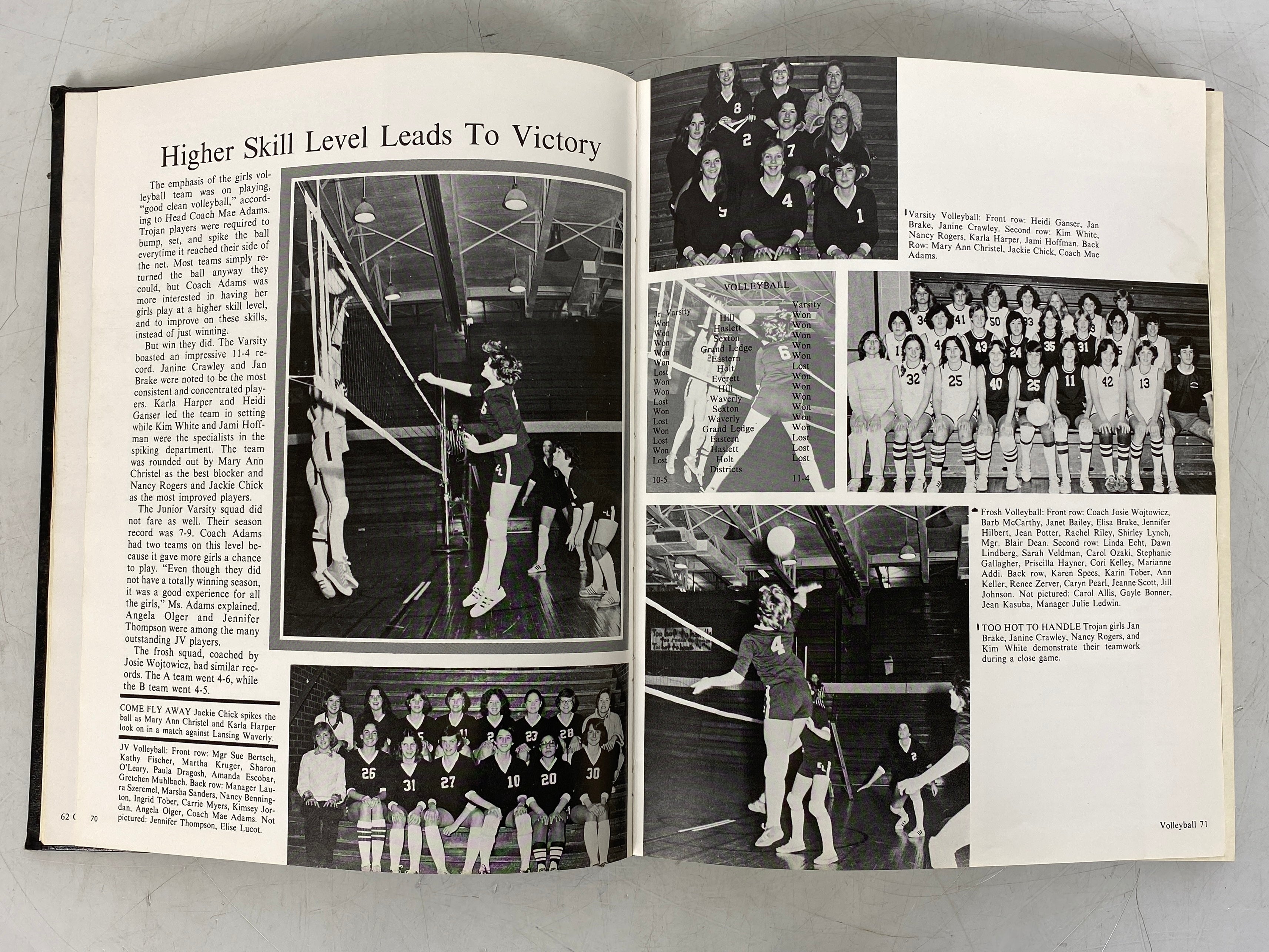 1978 East Lansing High School Yearbook East Lansing Michigan HC