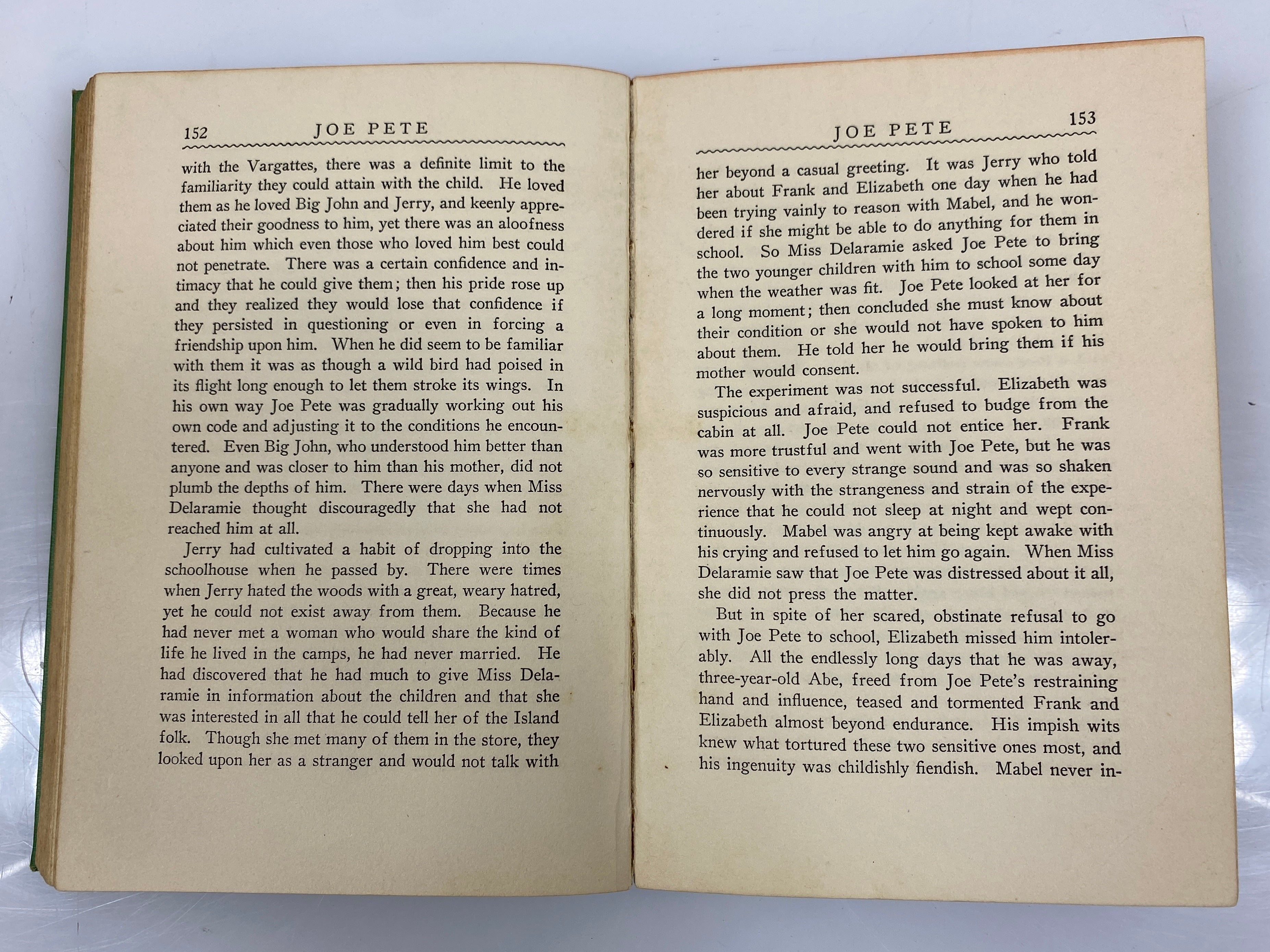 Joe Pete by Florence McClinchey 1929 First Edition Second Printing HC