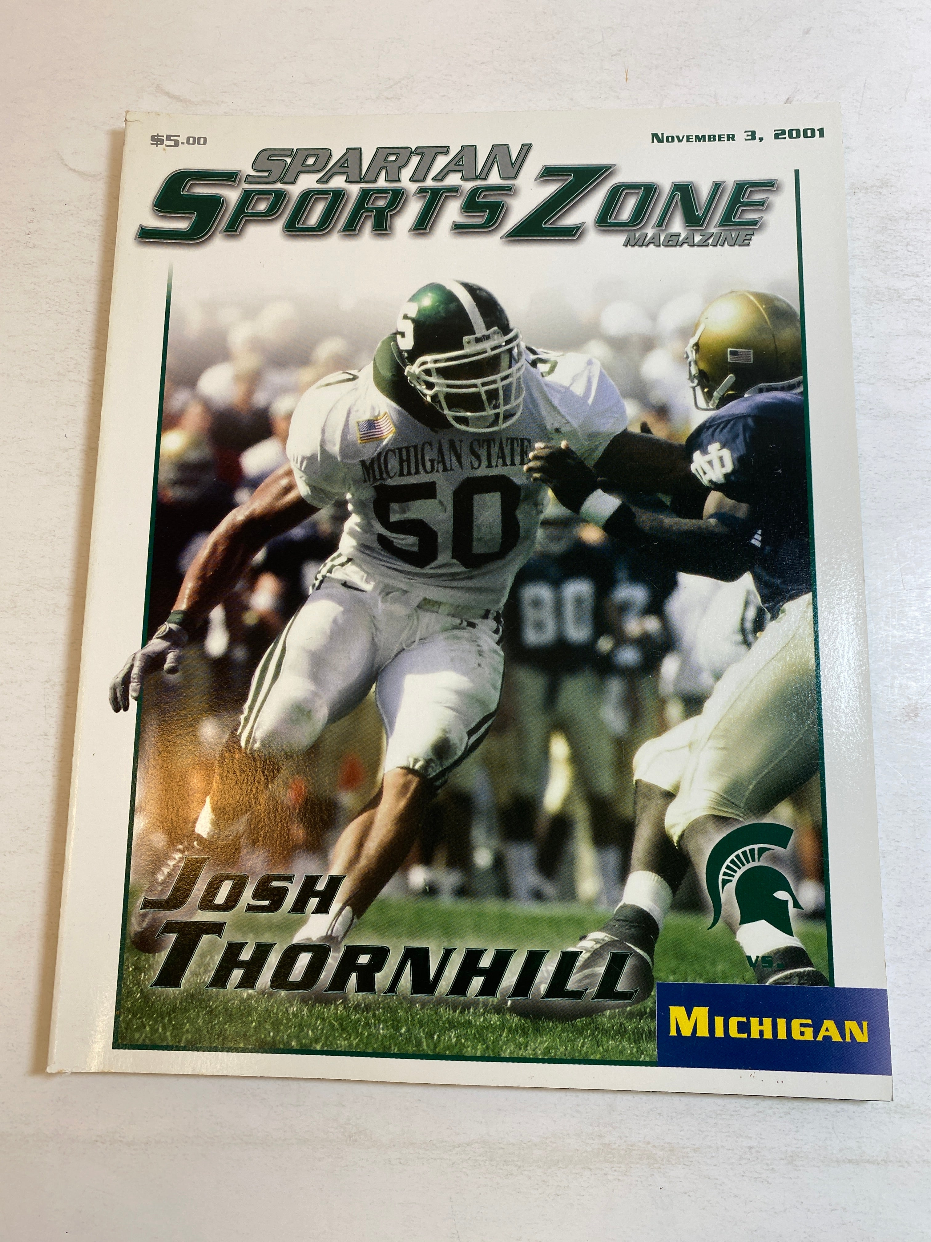 2001 Michigan State v Michigan Football Program