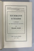 Eichmann in Jerusalem the Banality of Evil Arendt 1963 1st Ed HC DJ