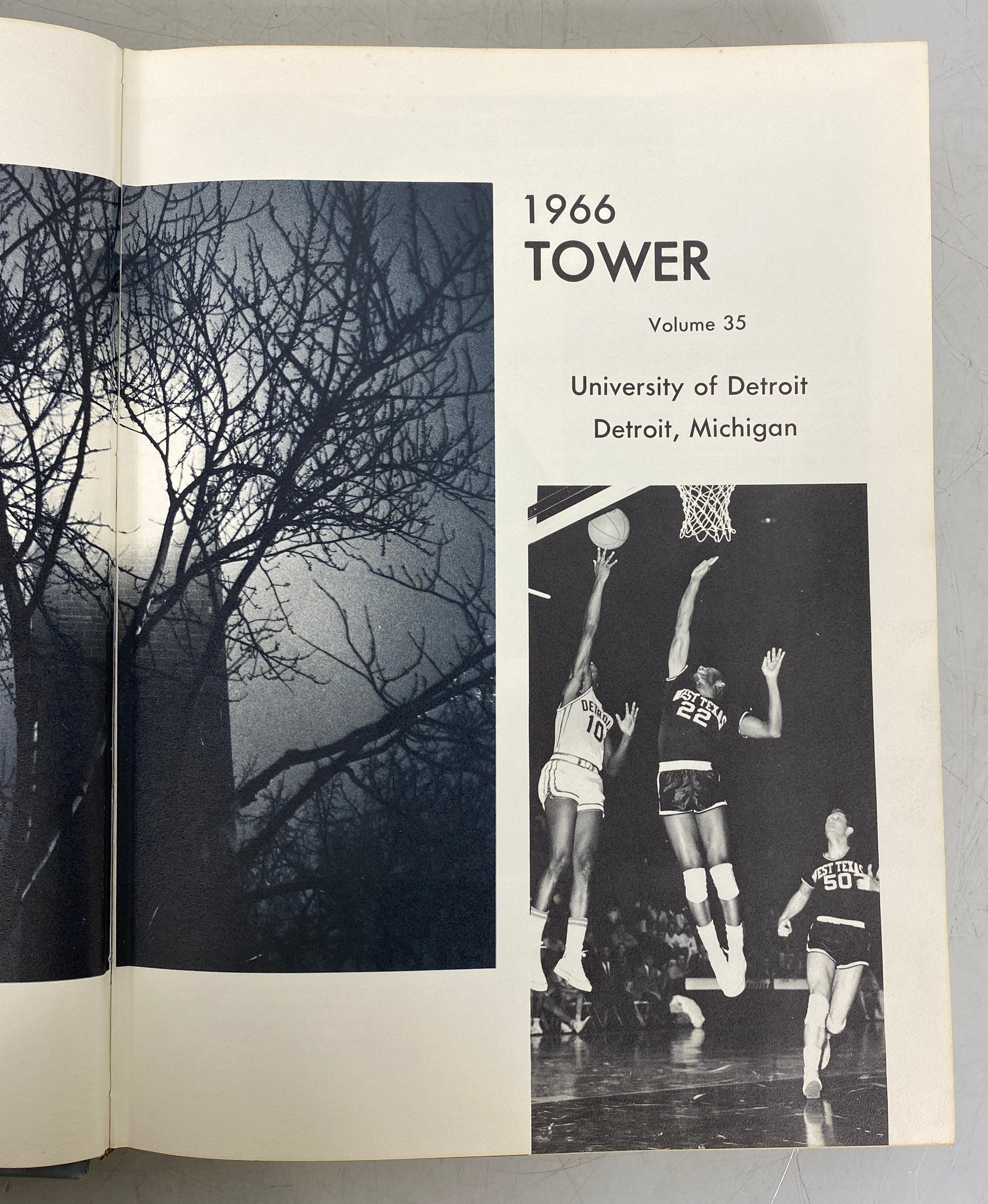 1966 University of Detroit Yearbook HC