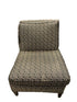 Grey Armless Accent Chair
