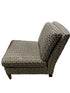 Grey Armless Accent Chair
