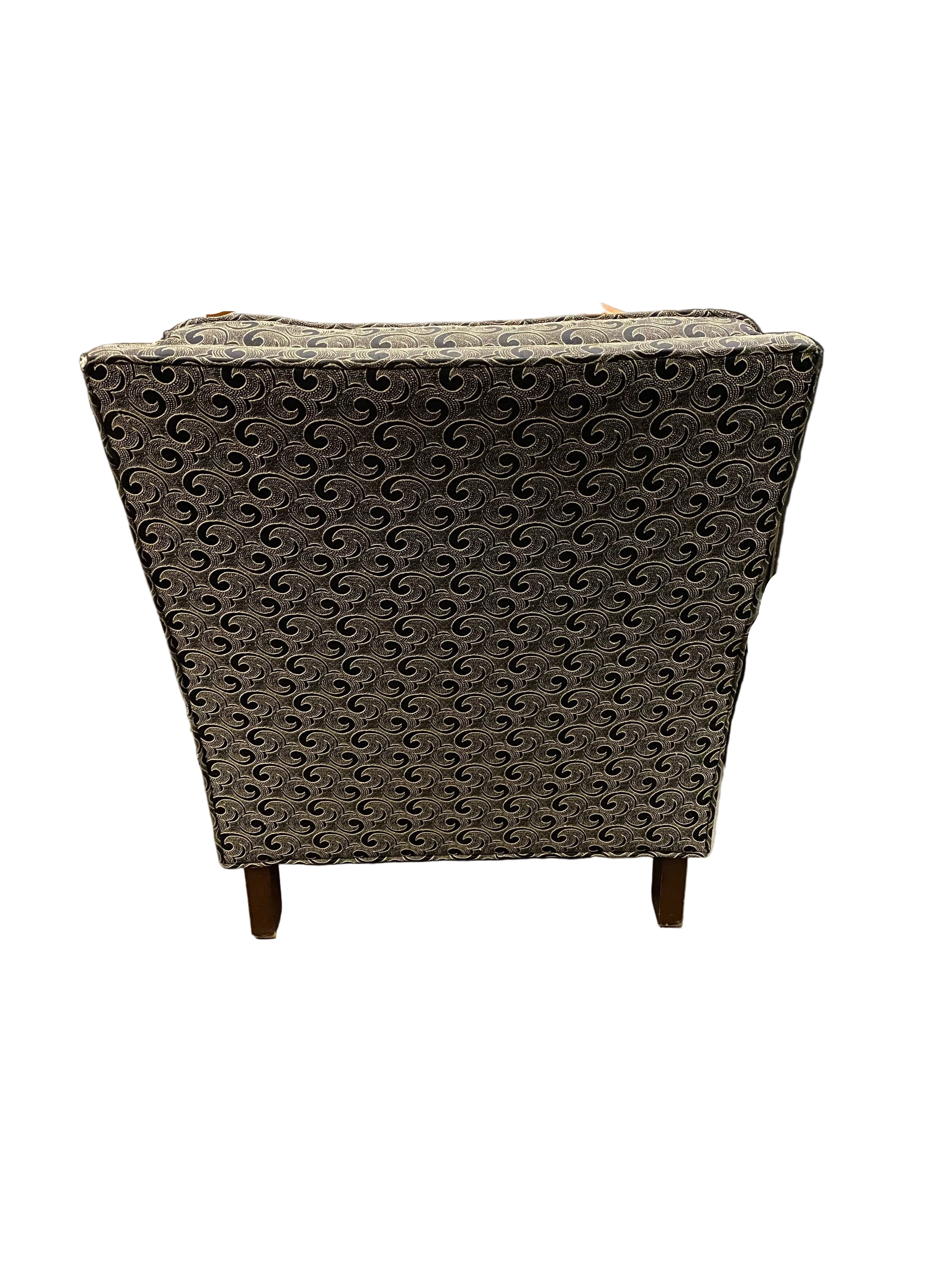 Grey Armless Accent Chair