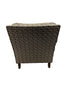 Grey Armless Accent Chair