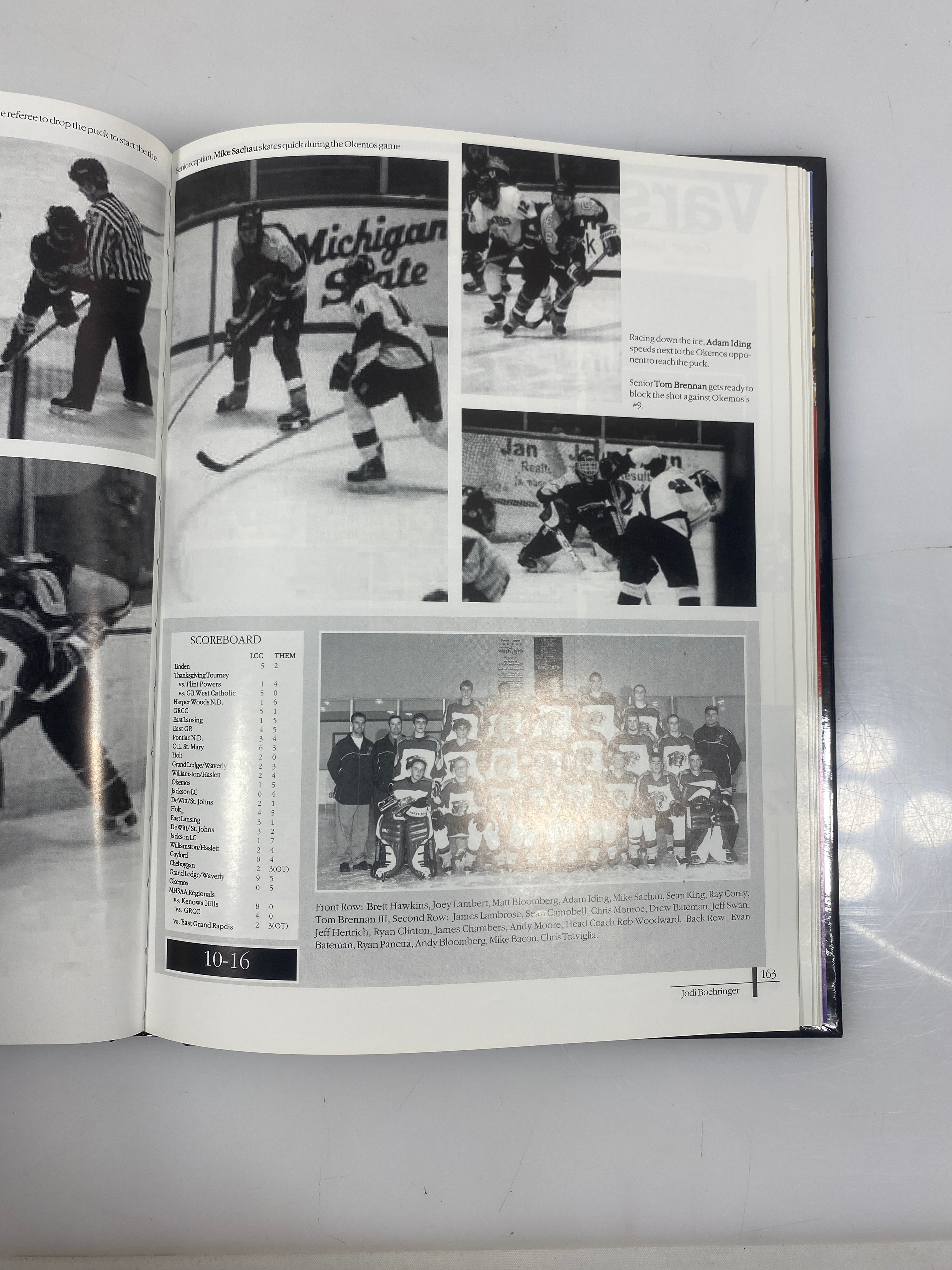 2002 Lansing Catholic Central High School "Reflections" Yearbook HC