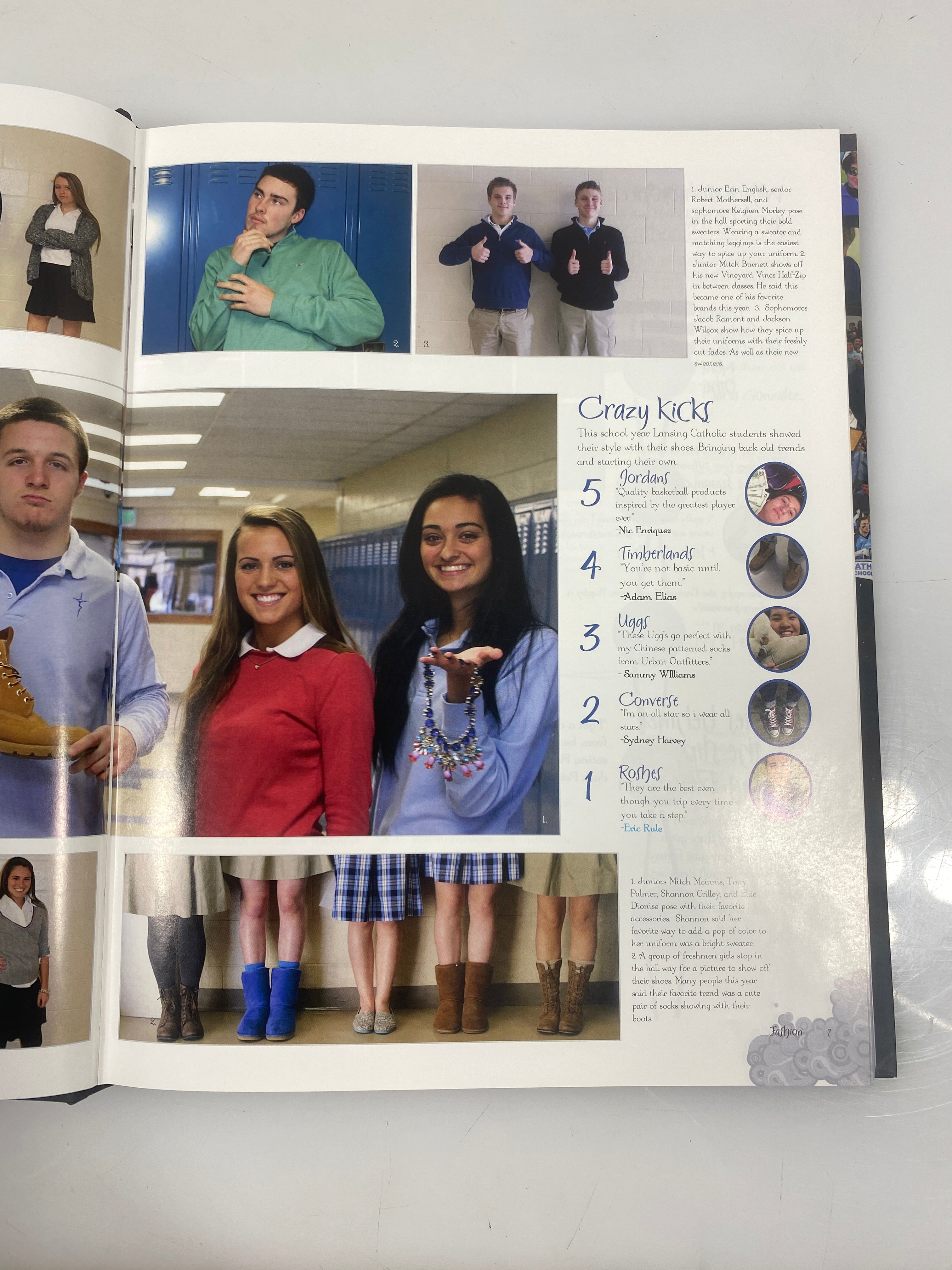 2015 Lansing Catholic High School "Reflections" Yearbook HC