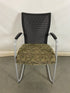 Mesh Back Green Nature Upholstered Seat Chair