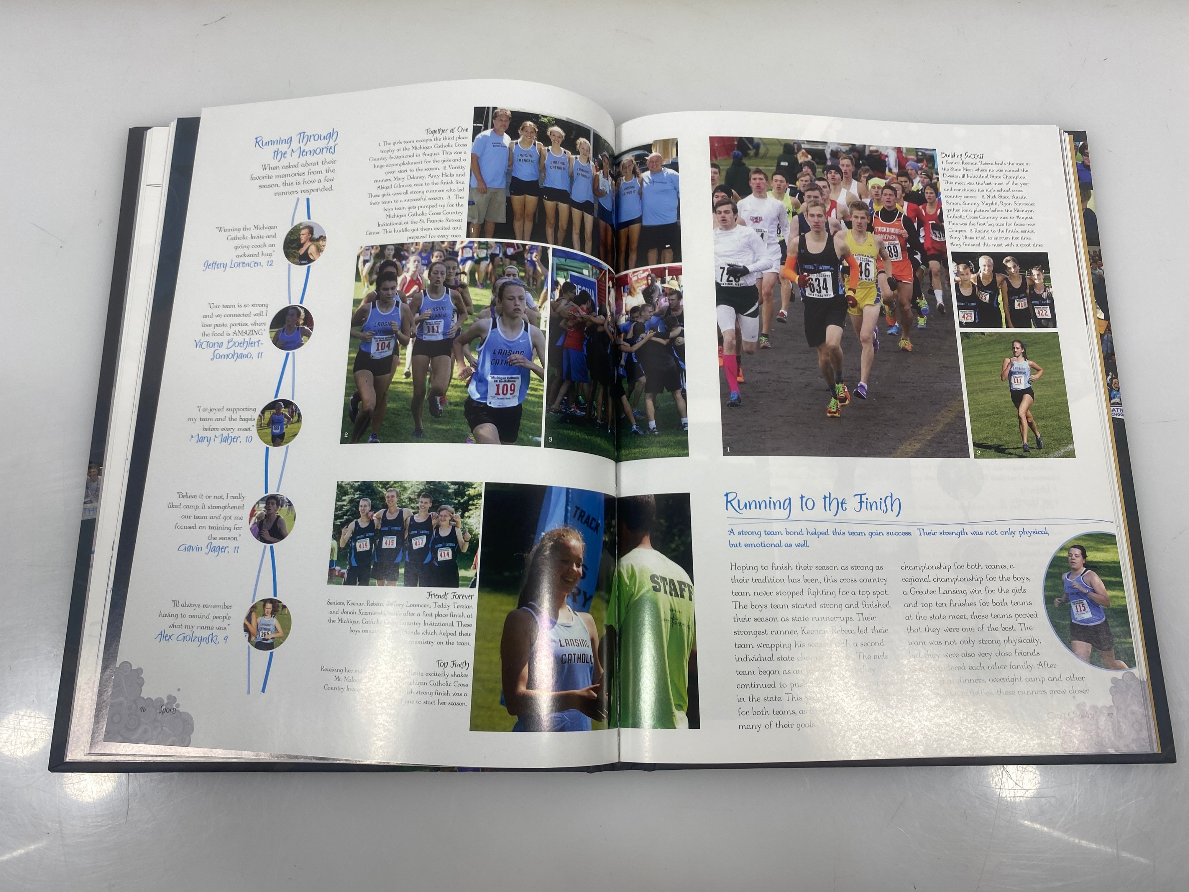 2015 Lansing Catholic High School "Reflections" Yearbook HC