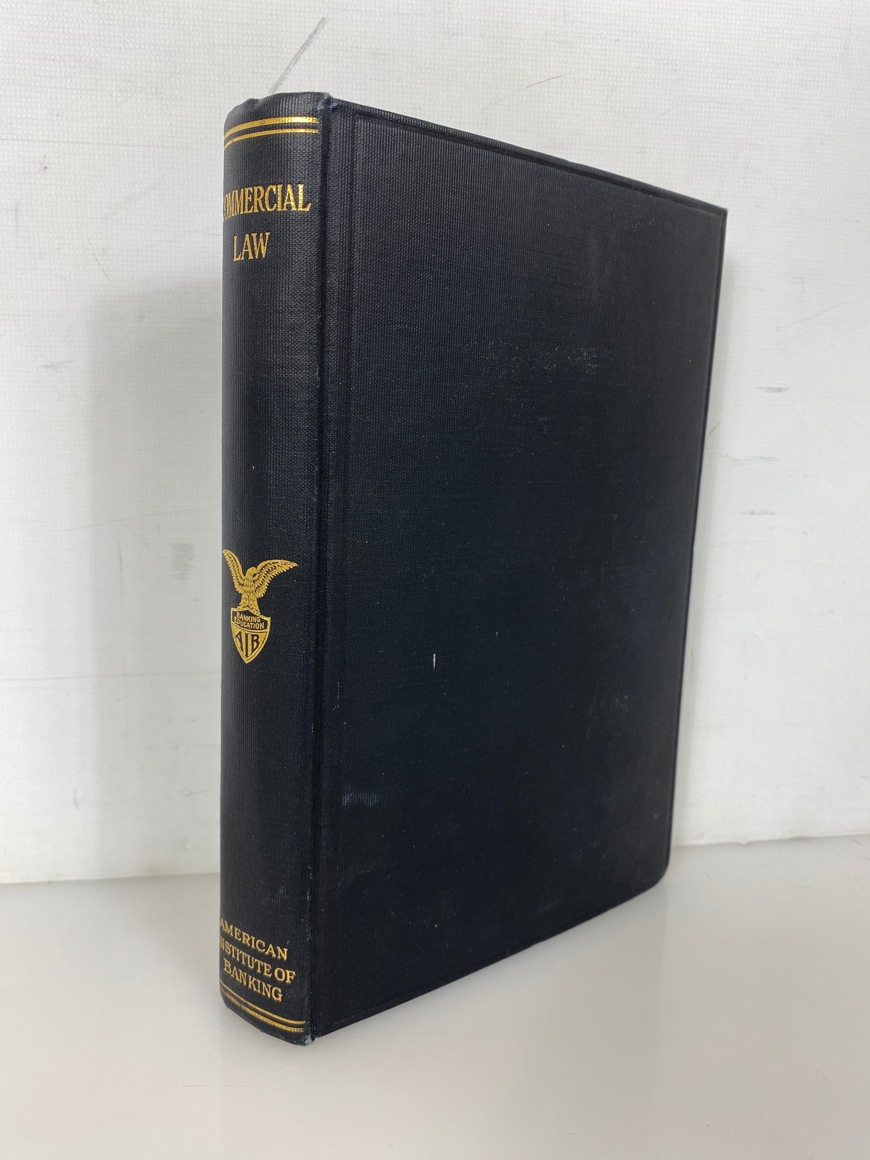 Commercial Law American Institute of Banking 1940 First Printing HC