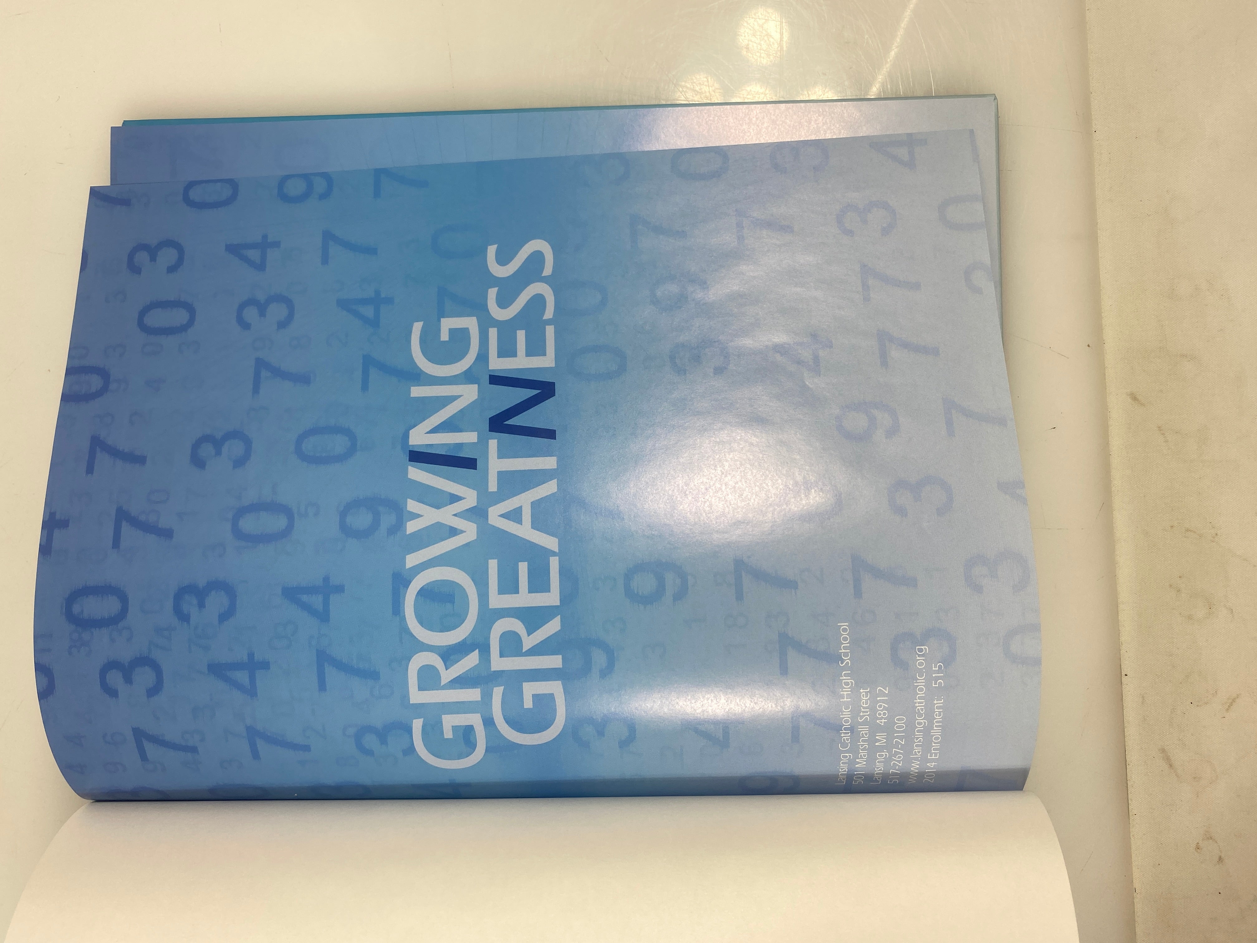 2014 Lansing Catholic High School "Reflections" Yearbook HC