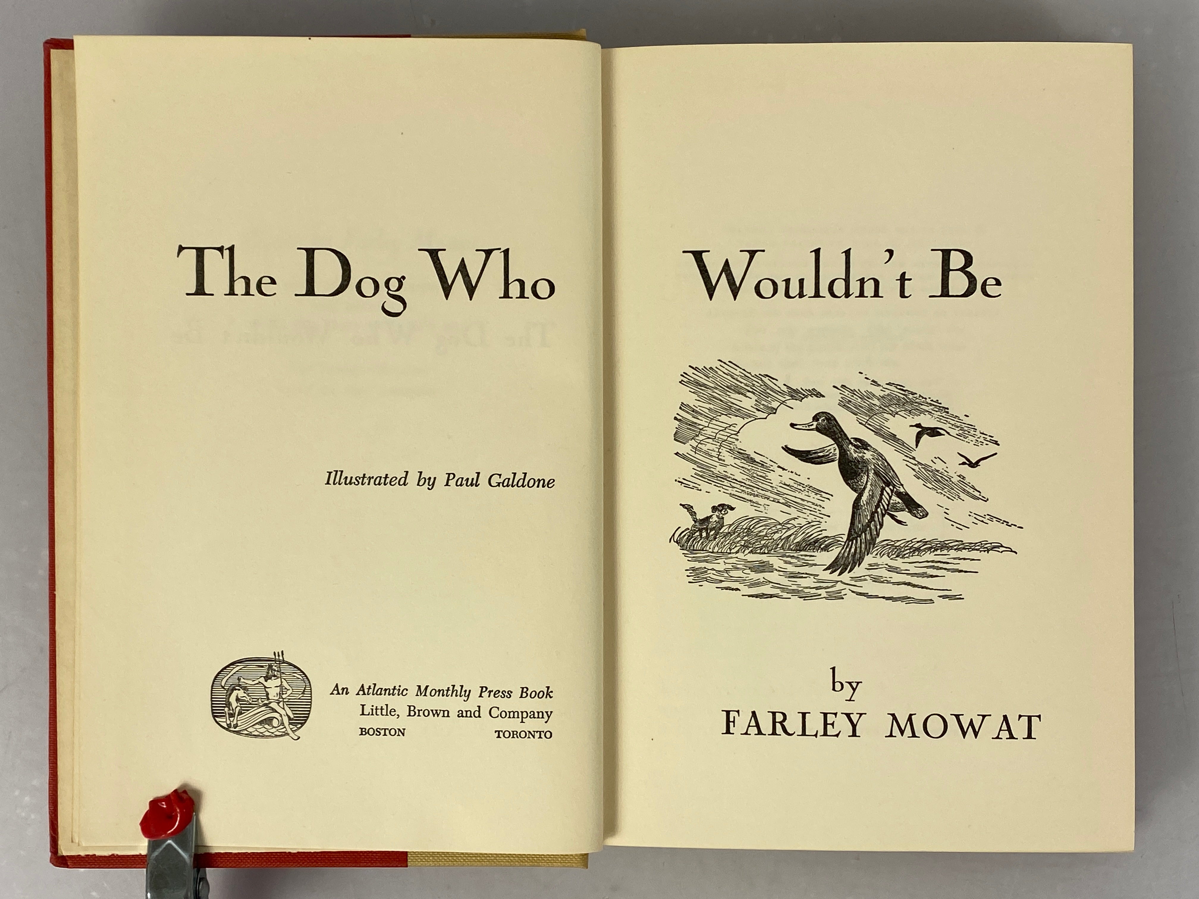 The Dog Who Wouldn't Be by Farley Mowat 1957 4th Print HC DJ
