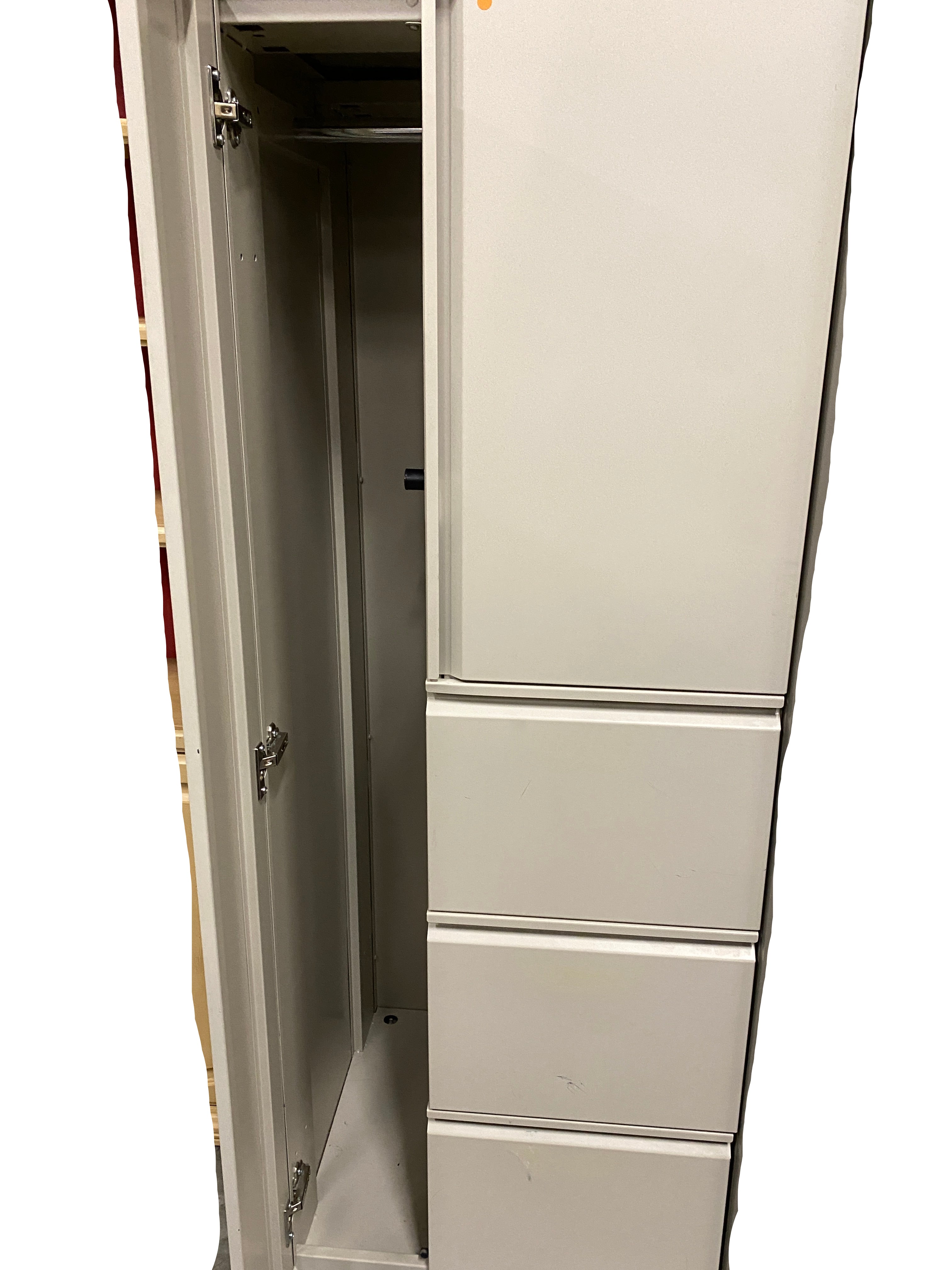 Great Openings White Metal Cabinet & Drawers