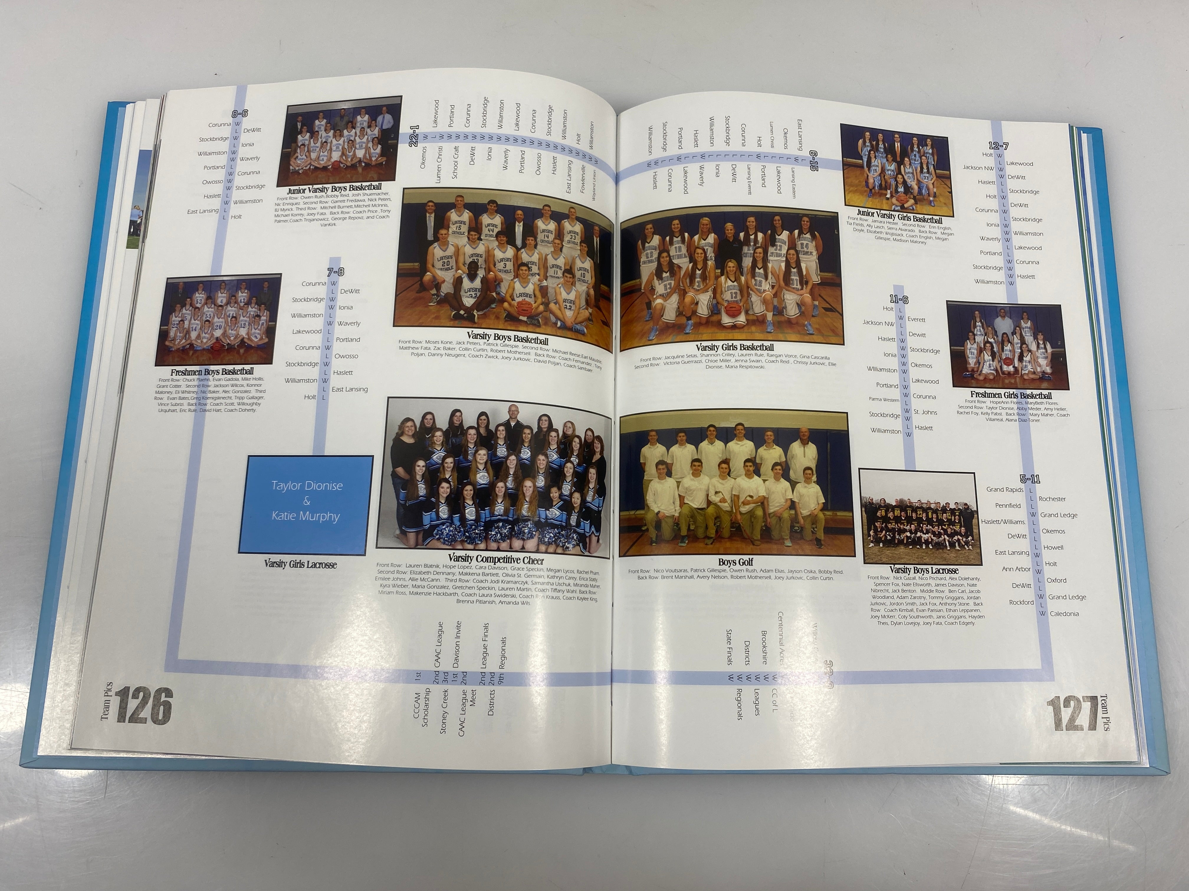 2014 Lansing Catholic High School "Reflections" Yearbook HC