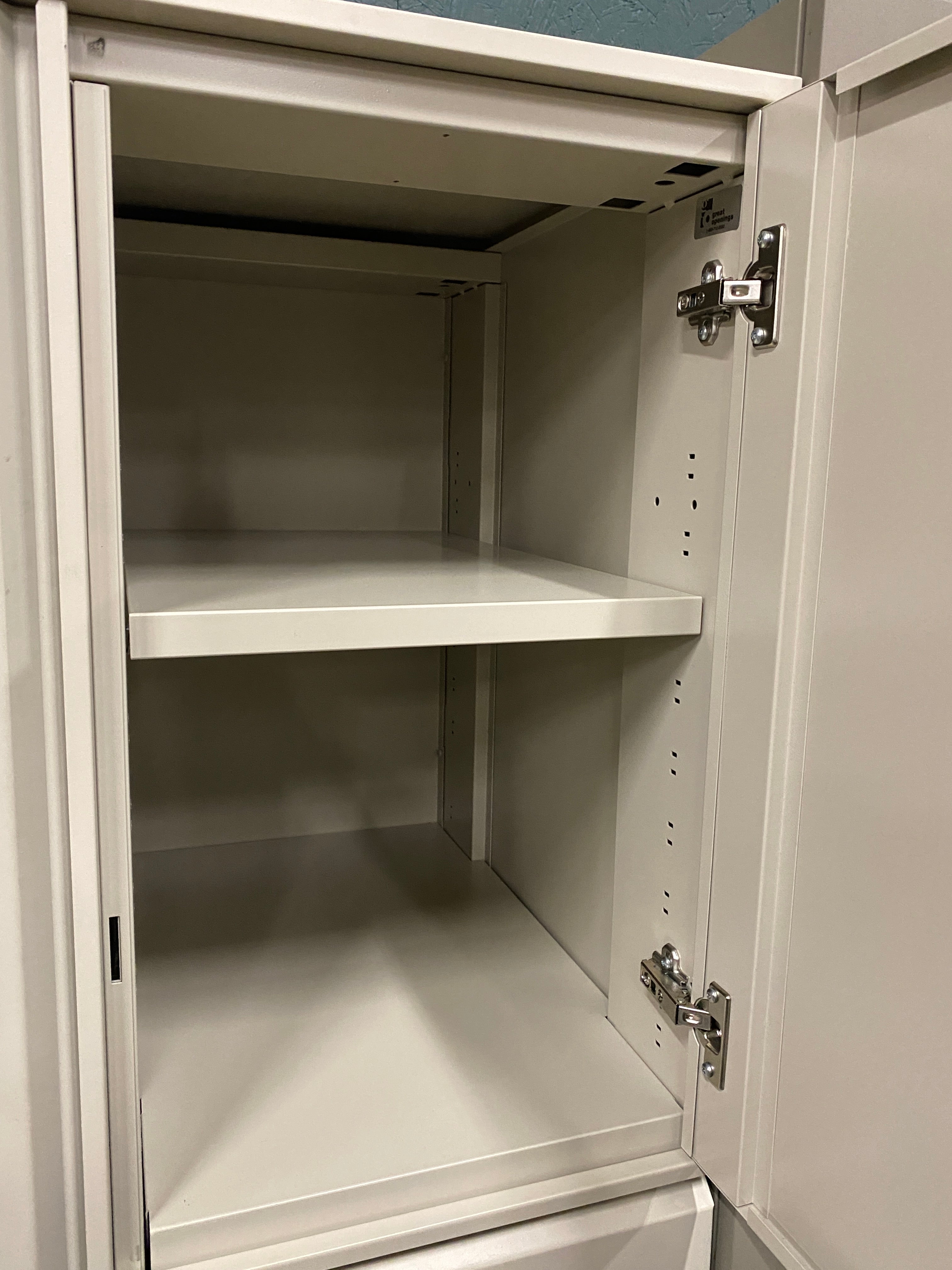 Great Openings White Metal Cabinet & Drawers