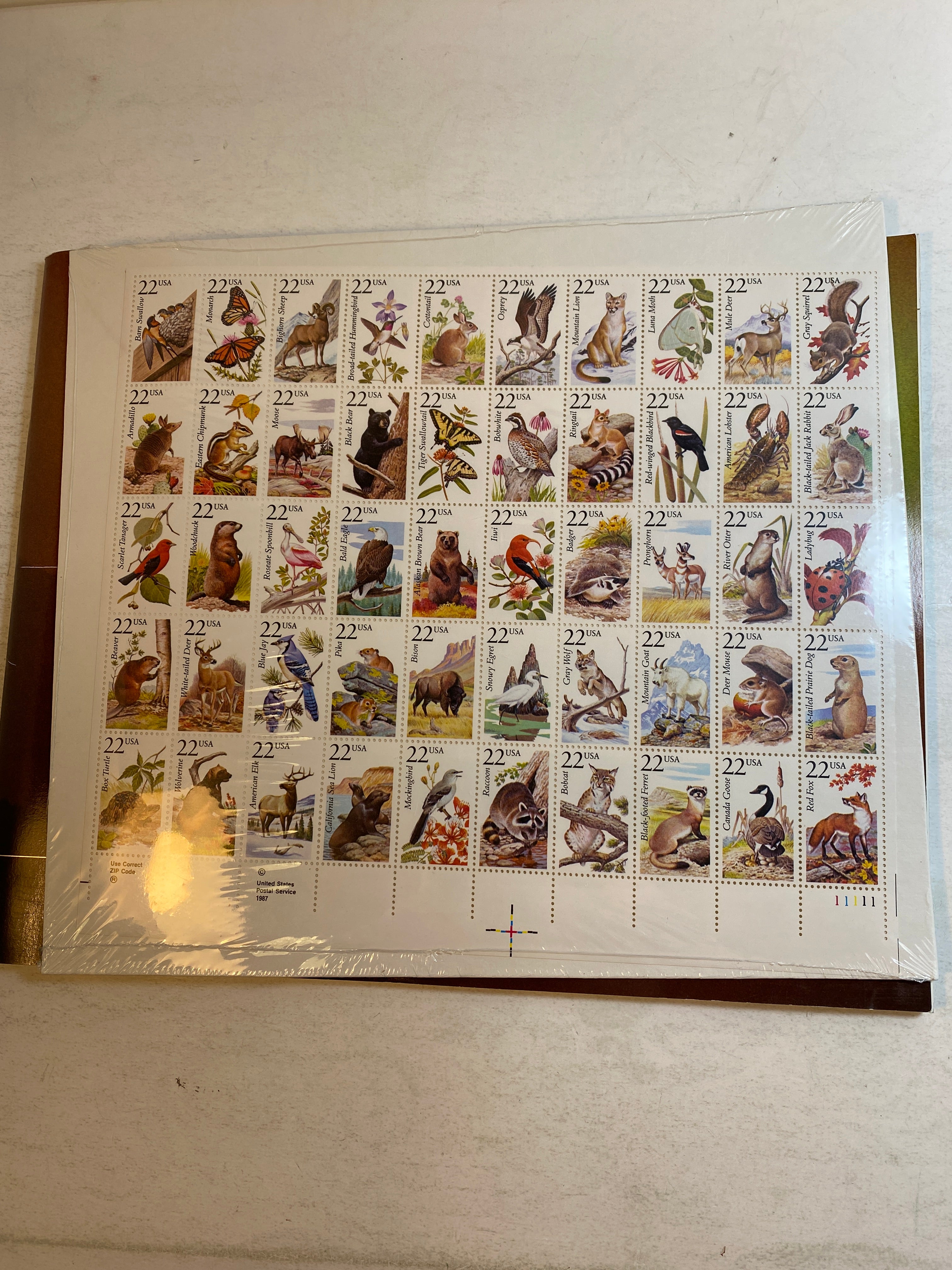 Wildlife America Stamp Collection 1987