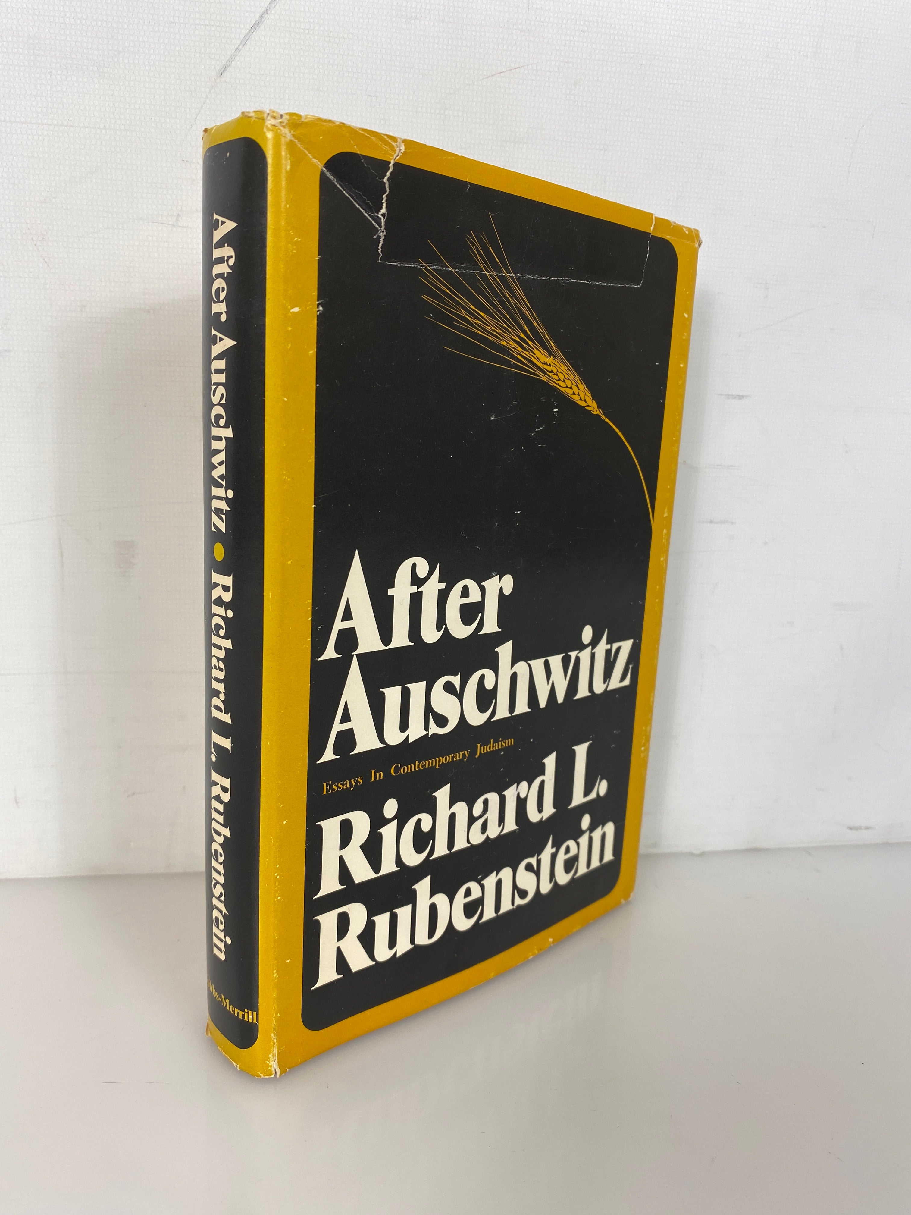 After Auschwitz by Richard Rubenstein 1966 Vintage HC DJ