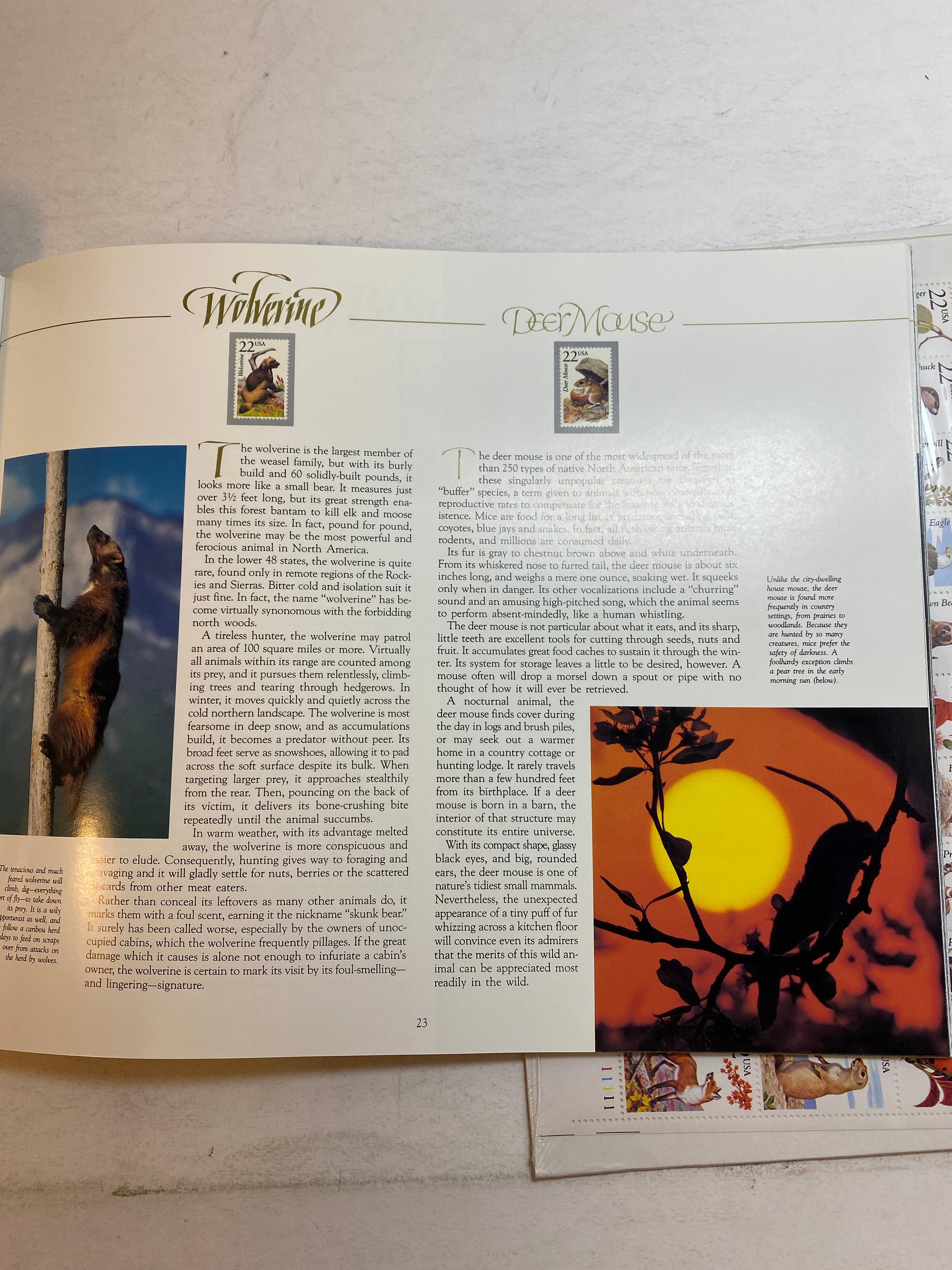 Wildlife America Stamp Collection 1987