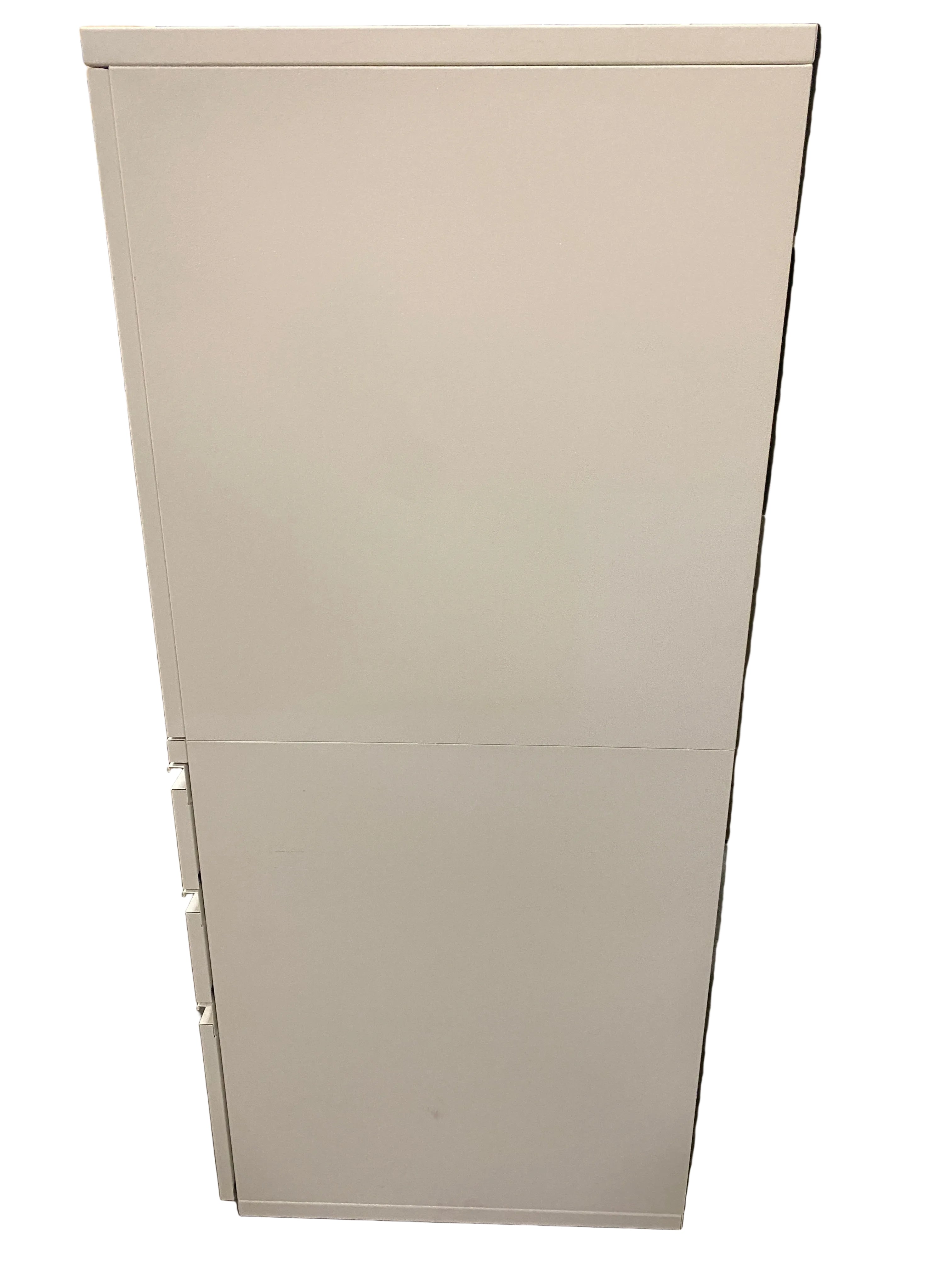 Creme Metal Cabinet & Drawers
