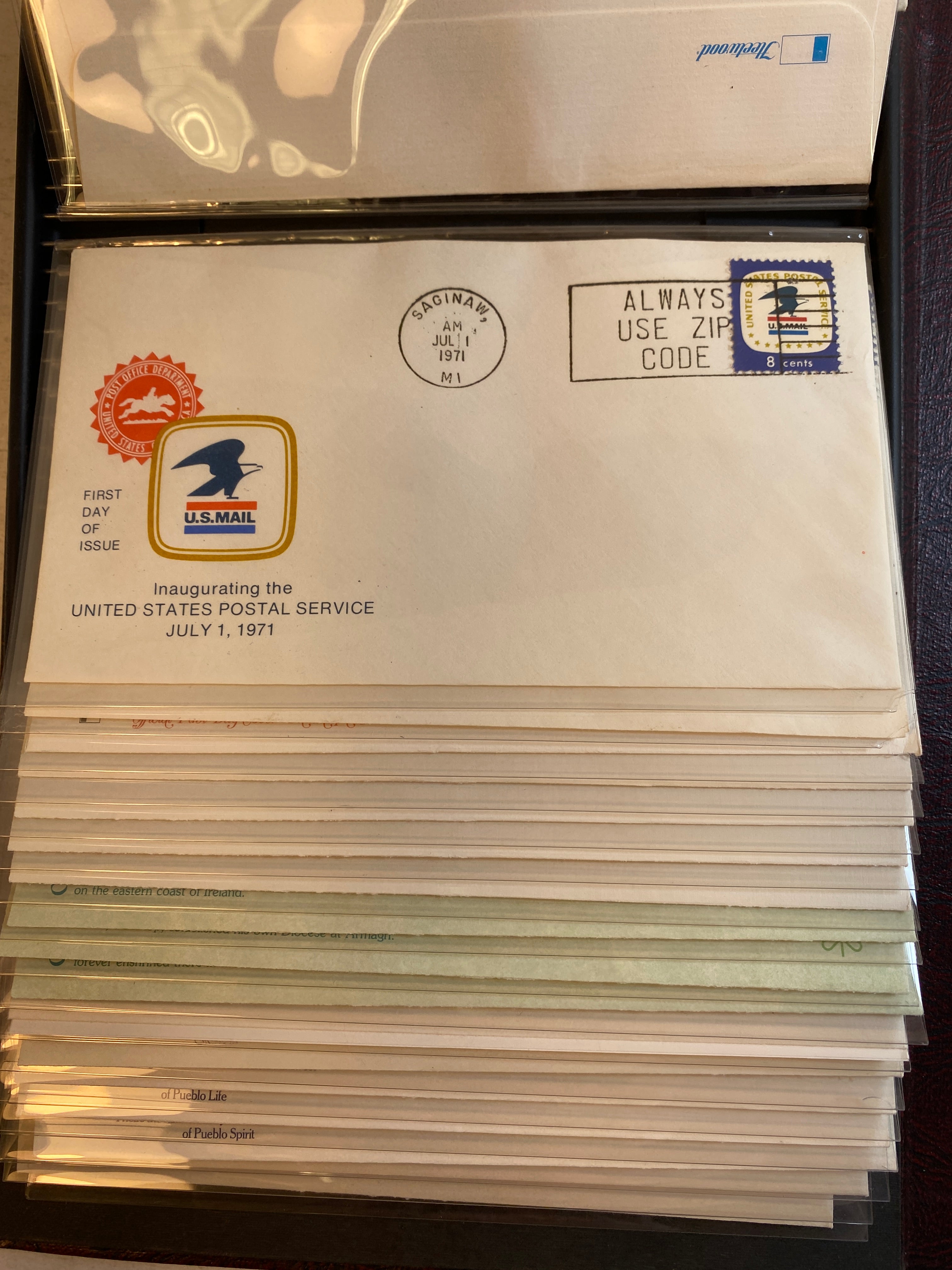 First Day Covers USPS United States Postal Service Stamp 1969-1977