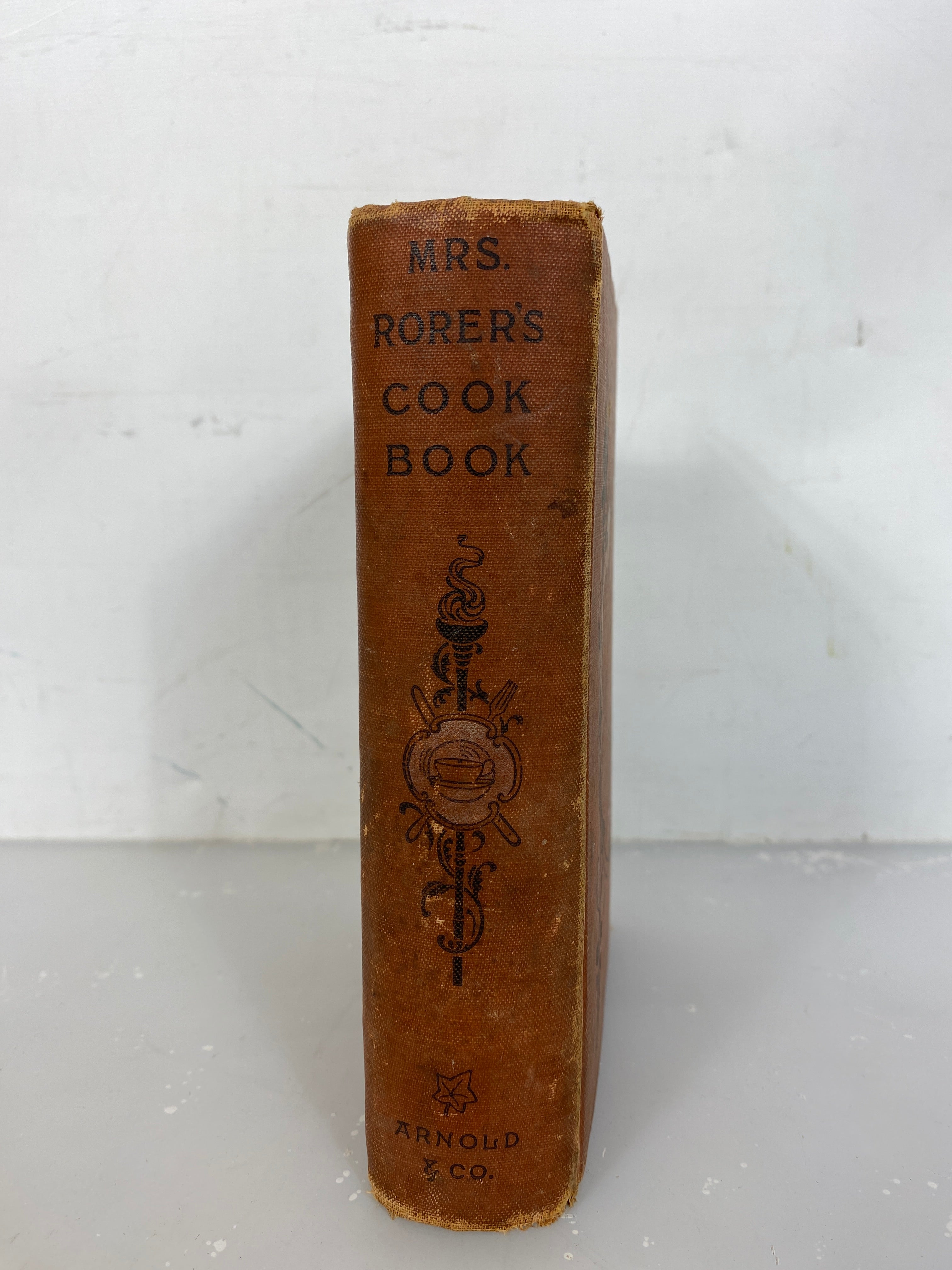 Antique Mrs. Rorer's Philadelphia Cook Book A Manual of Home Economies by Mrs. S.T. Rorer 1914 HC