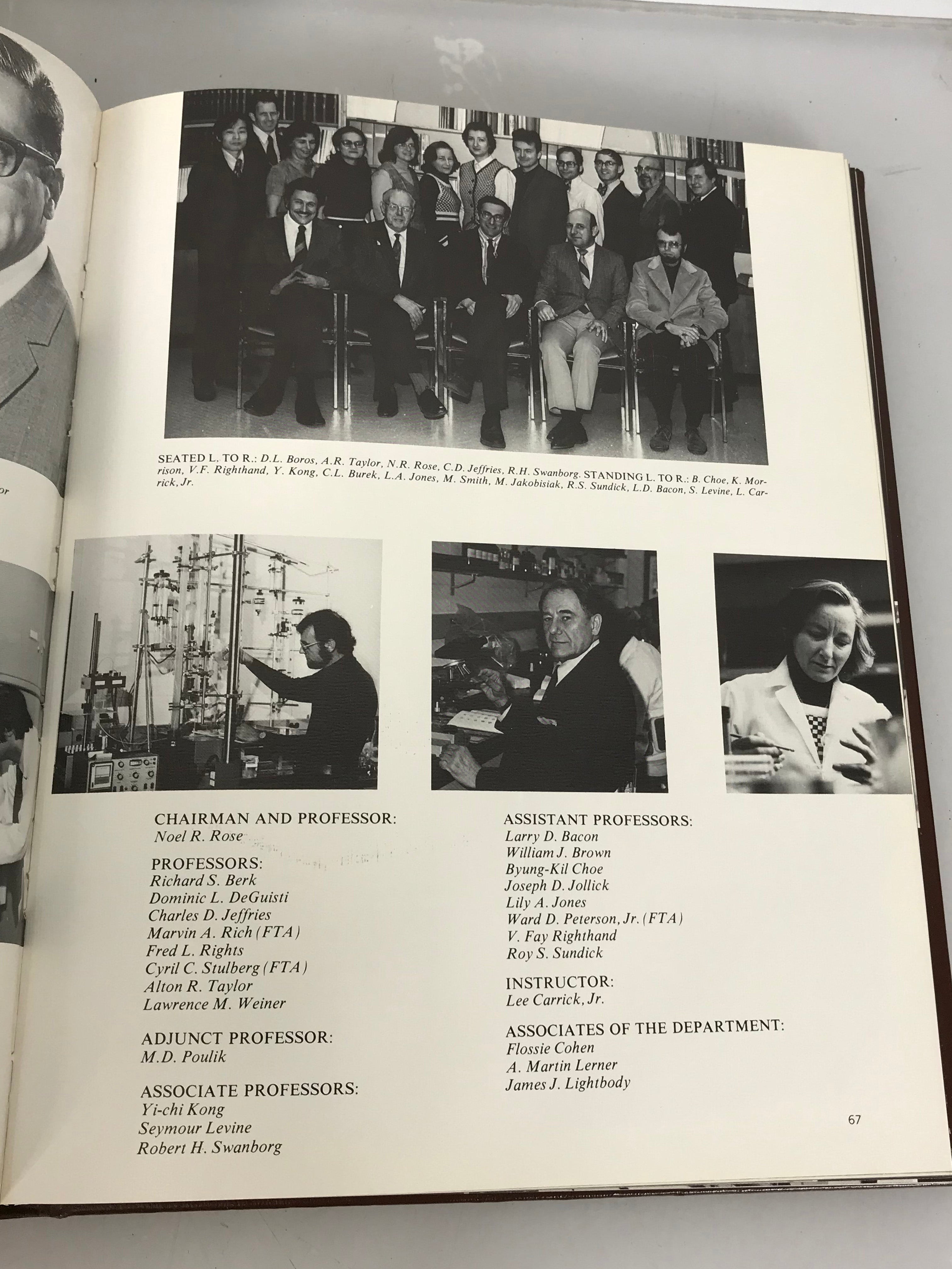 1974 Wayne State University School of Medicine Yearbook Detroit Michigan
